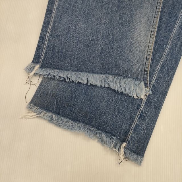45R/45rpm Chibi R Cut-off Size 34 Denim pants Light blue 6-0726G∞