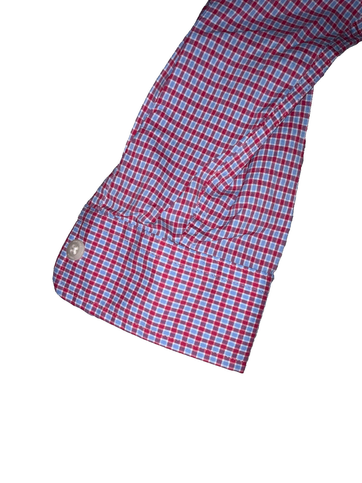 Vineyard Vines Performance Polo long sleeve Whale Shirt YOUTH M 12-14 blue & red