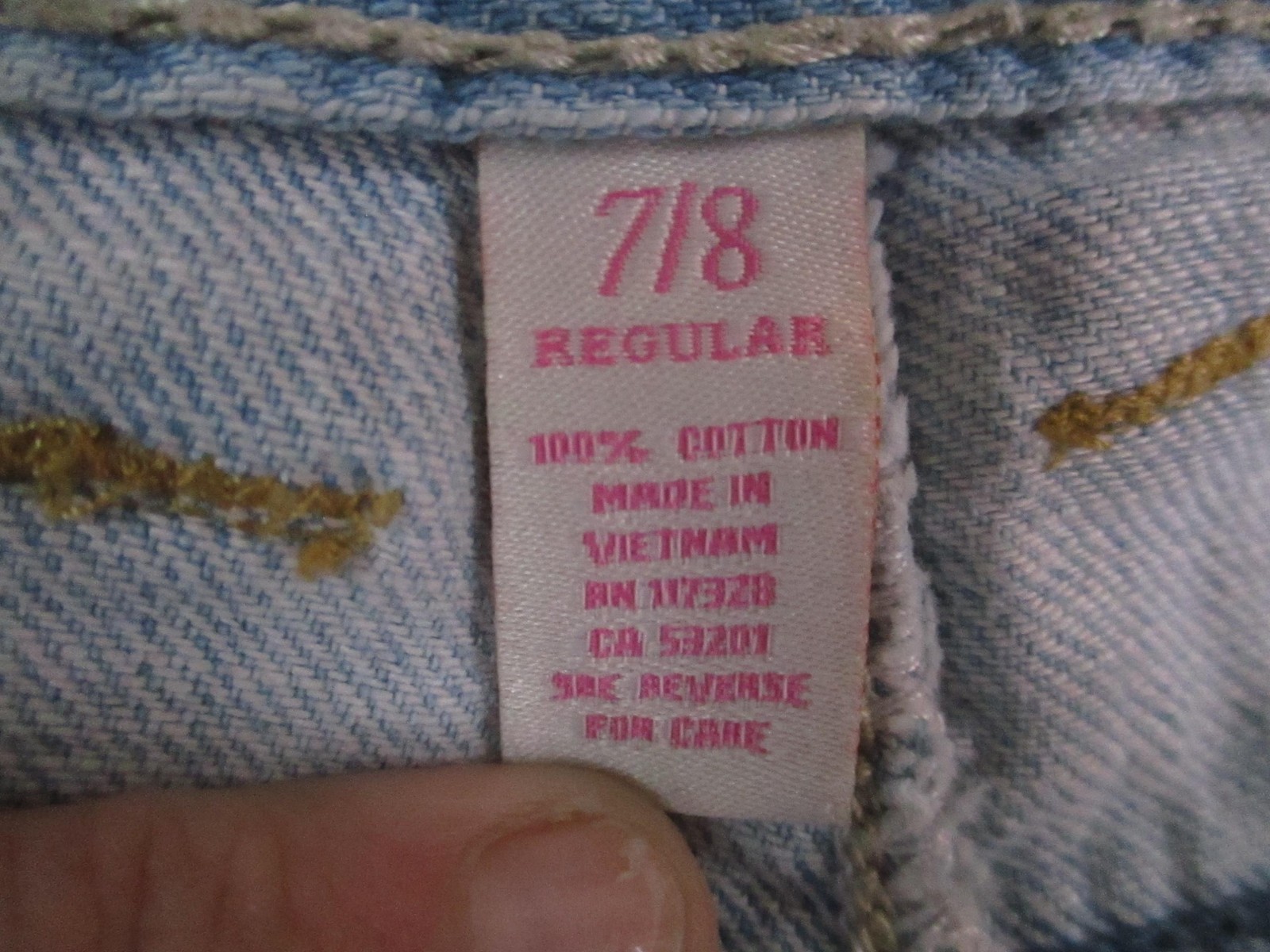 Aeropostale Jeans Womens 7/8 Blue Hailey Skinny Flare Distressed Denim 29×31