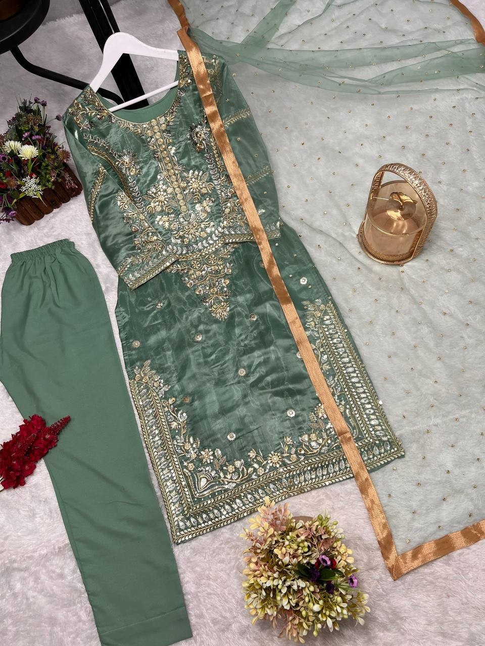 Indian Wedding Dress Pakistani Salwar Kameez Suit Bollywood Designer Party Wear