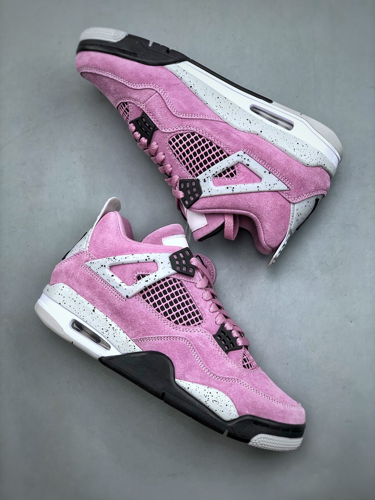 AQ9129-501 New NK AJ4 Retro Orchid Pink Men’s Size 4-13