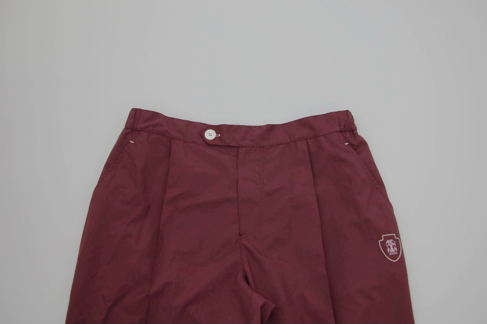 NWT $1550 Brunello Cucinelli Men Track Pants With Logo Accents + Zip Legs M A262