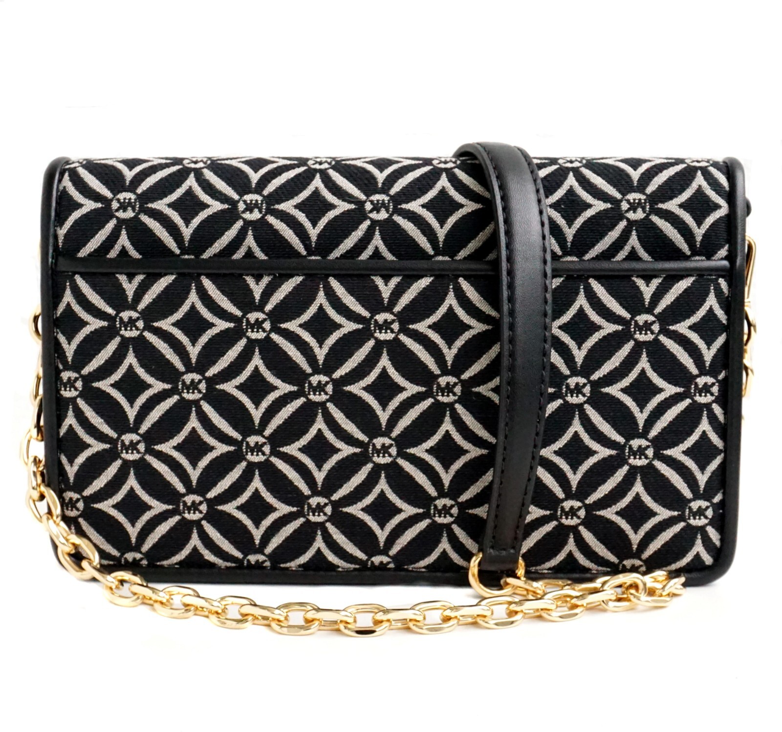 Michael Kors Women’s Bag Crossbody Cece MD Flap Strctrd. Xbody Black New