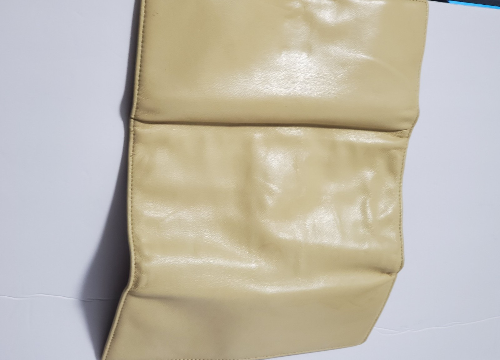 Penhaligon’s Nappa Leather Beige Leather Makeup Brush Holder Travel Pouch