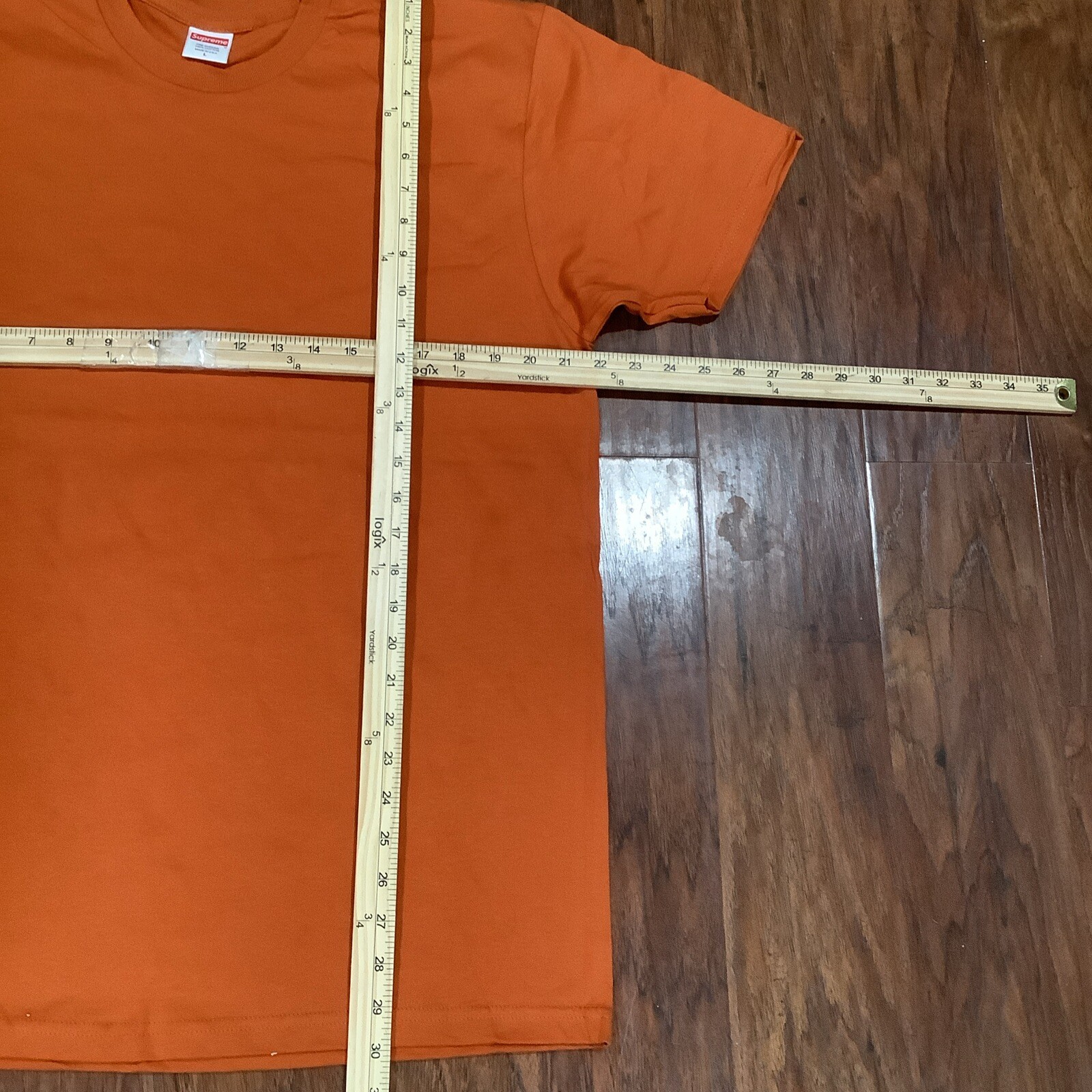 Supreme Blank Pre Shrunk Large T Shirt Made In USA 100% Cotton Streetwear Brick