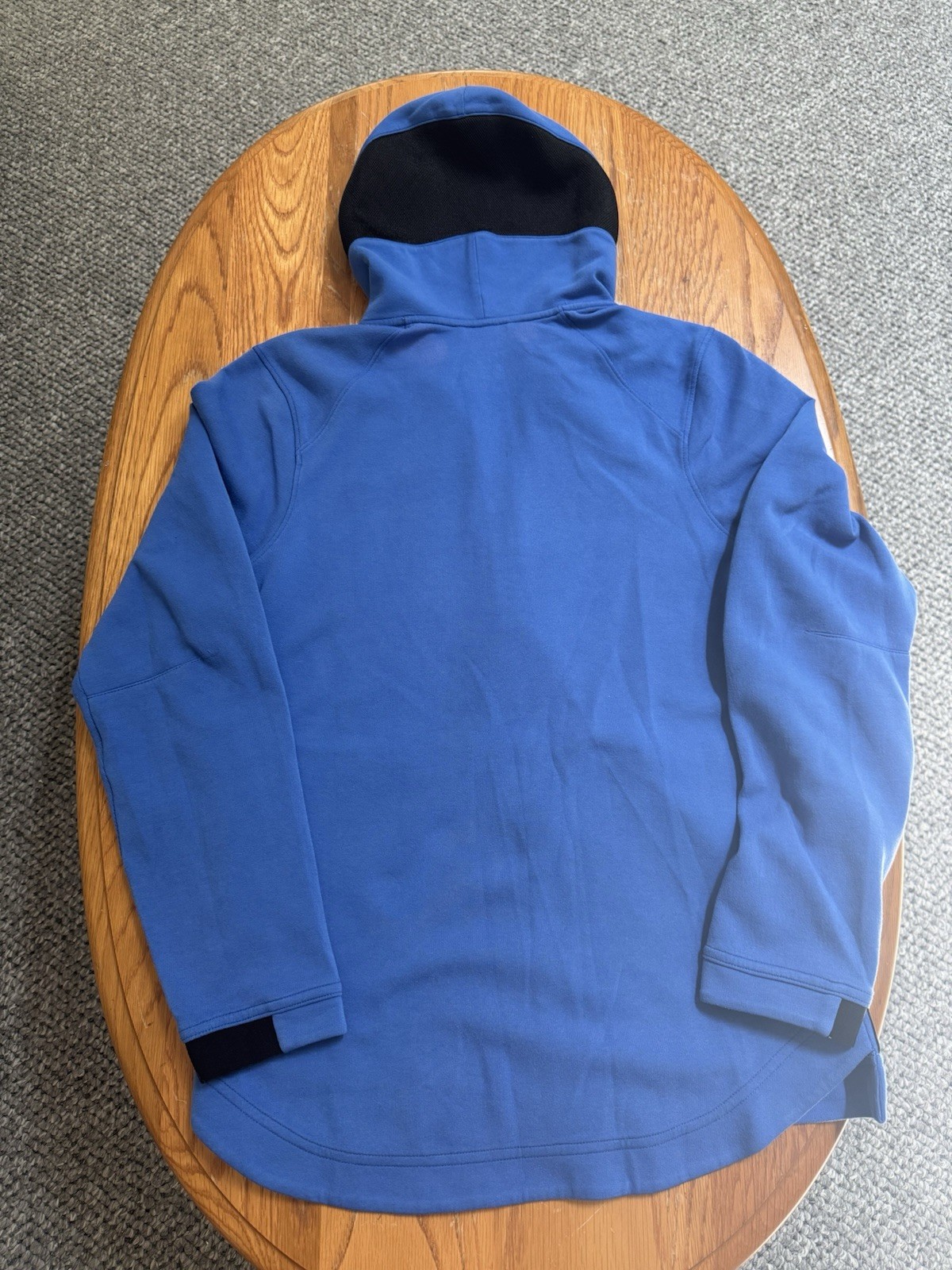 Blue Nike Dri-Fit Basketball Hoodie Zipper Jacker Size S