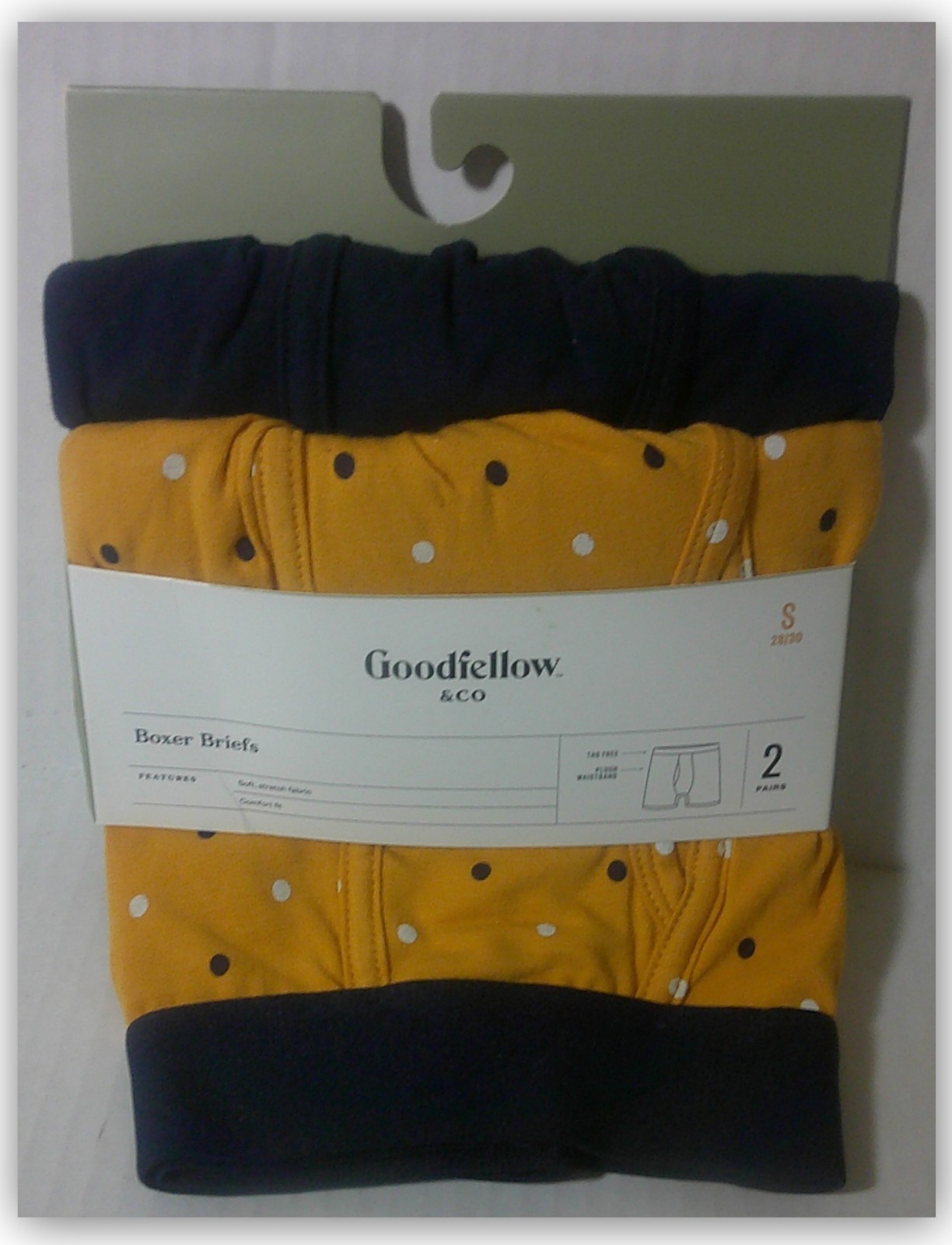 Goodfellow & Co BOXER BRIEFS 2pk Choice solids & prints SOFT STRETCH KNIT fabric