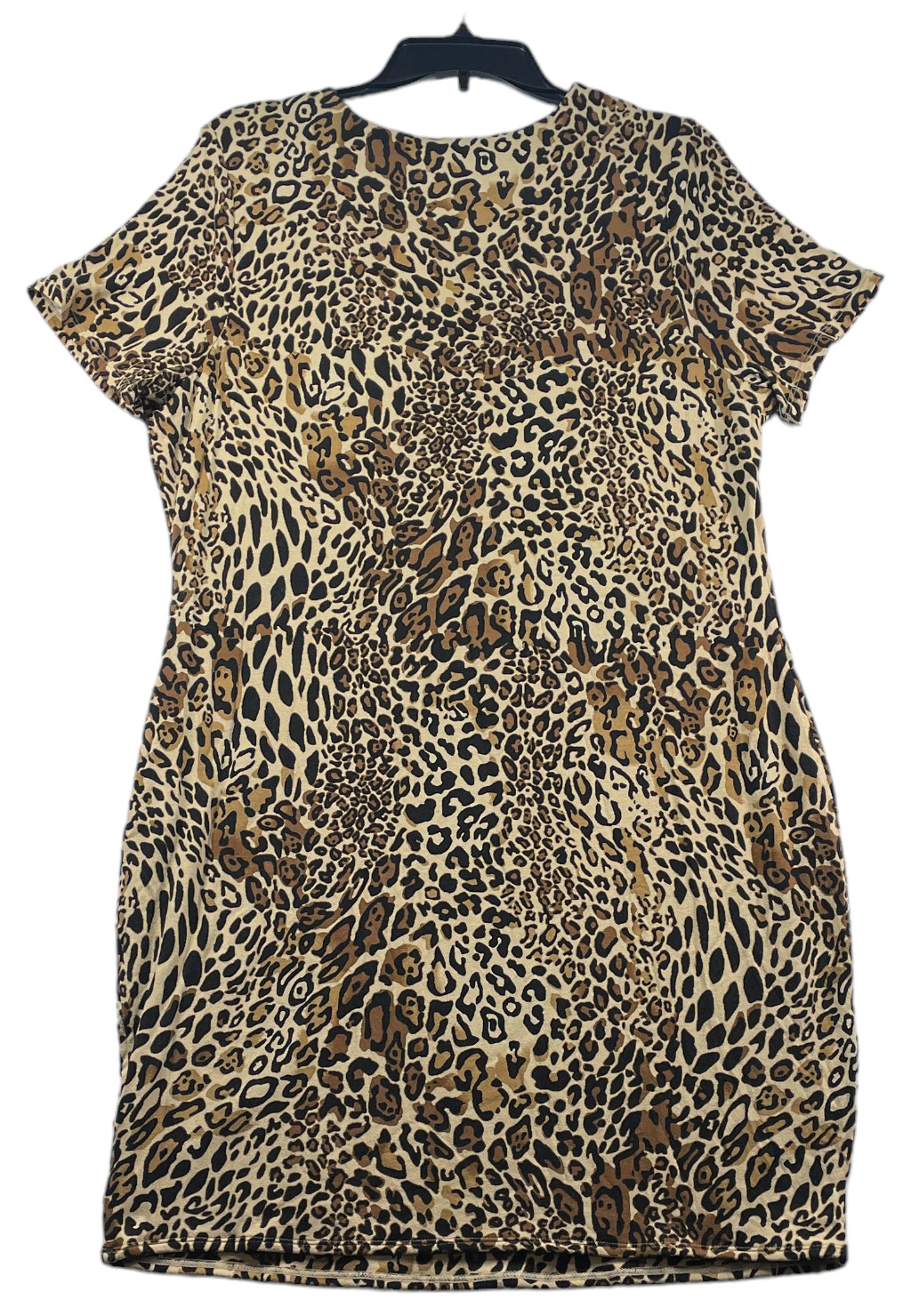 Bar III Dress Womens Plus size 1X Animal Cheetah Print Bodycon Stretch New