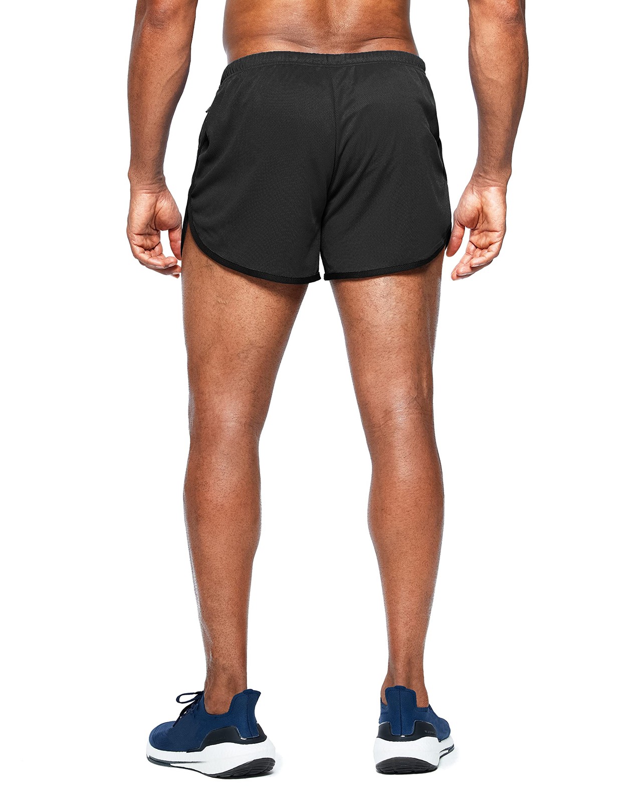 Men’s Running Shorts 3 Inch Quick Dry Gym Athletic Jogging Shorts with Zipper…