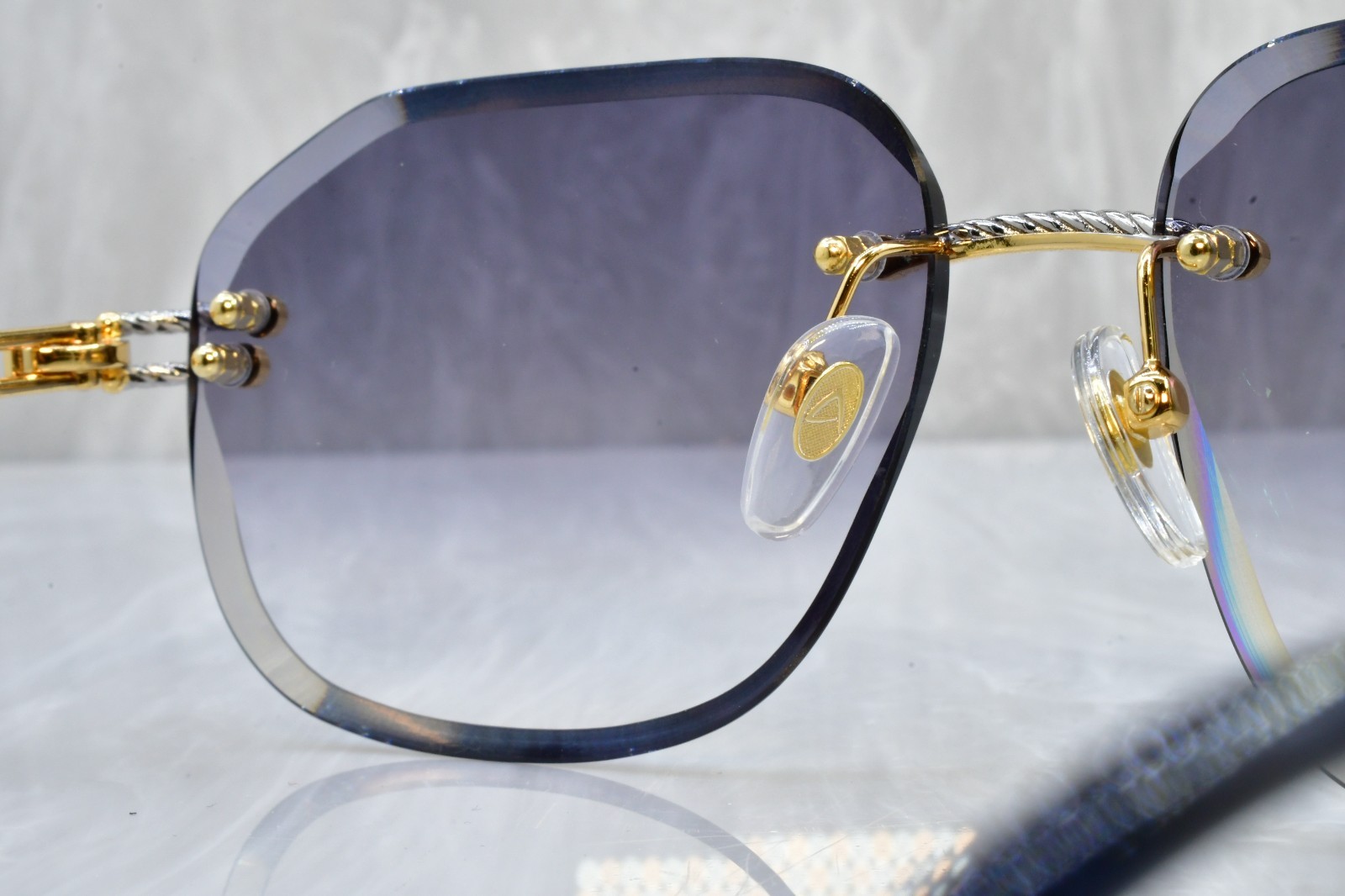 Artifact “Rope Line” Sunglasses Model 504/1 smoke cartier Gradient Bi color