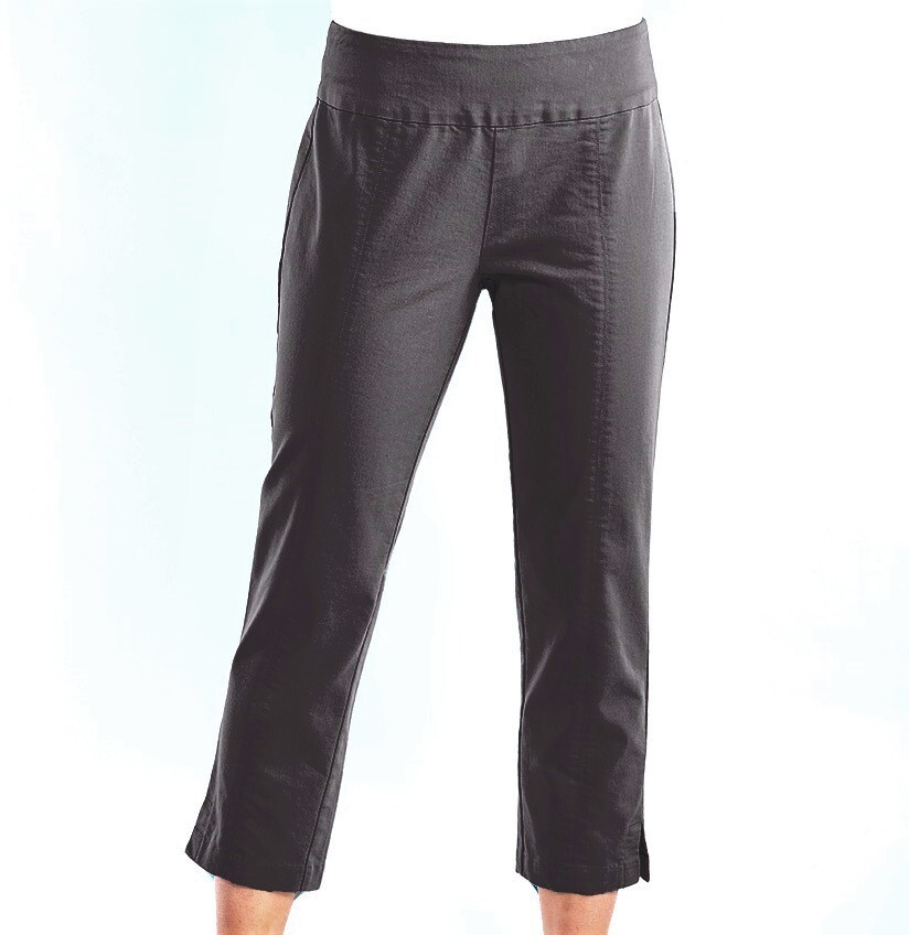 FRESH PRODUCE Small Black SOPHIA Stretch Capri Pants $75.00 NWT New S