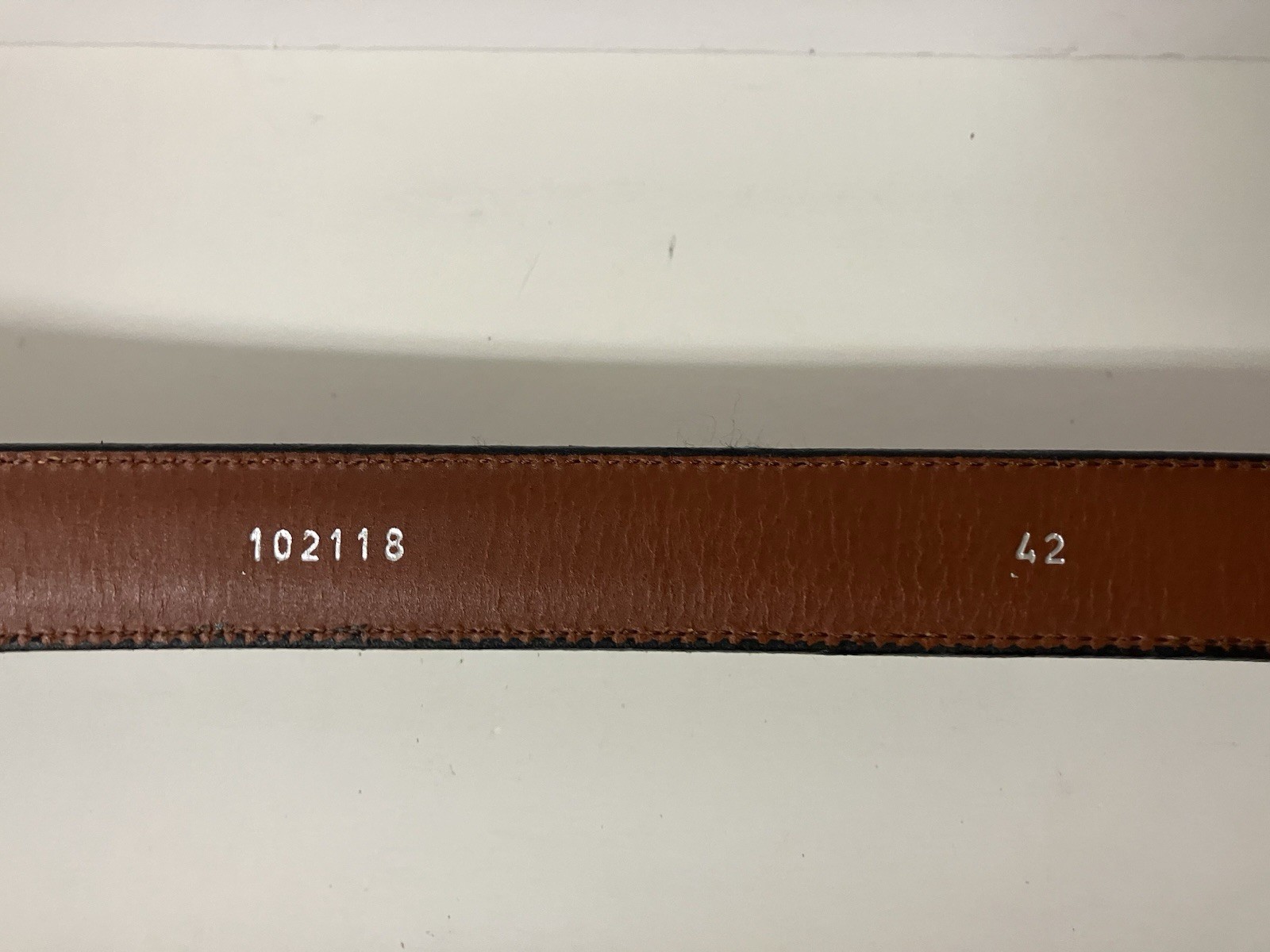 USA Made Handcrafted by the Amish Black Leather Belt Size 42 1.25’’ Wide Holster