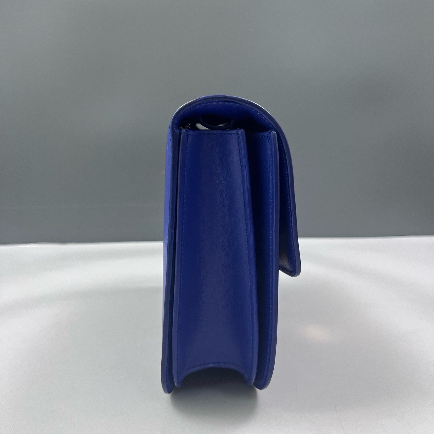 Authentic Celine Classic Box Calfskin Shoulder Bag Blue Gold-Tone eBay AG