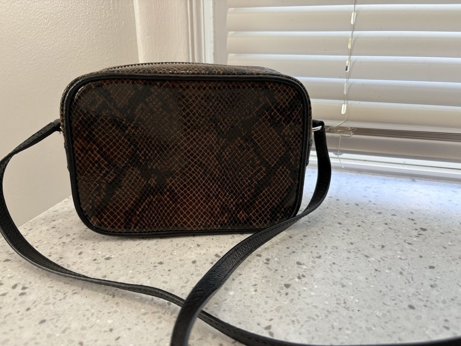 New without tags authentic Zadig & Voltaire shoulder bag in python print “taupe”