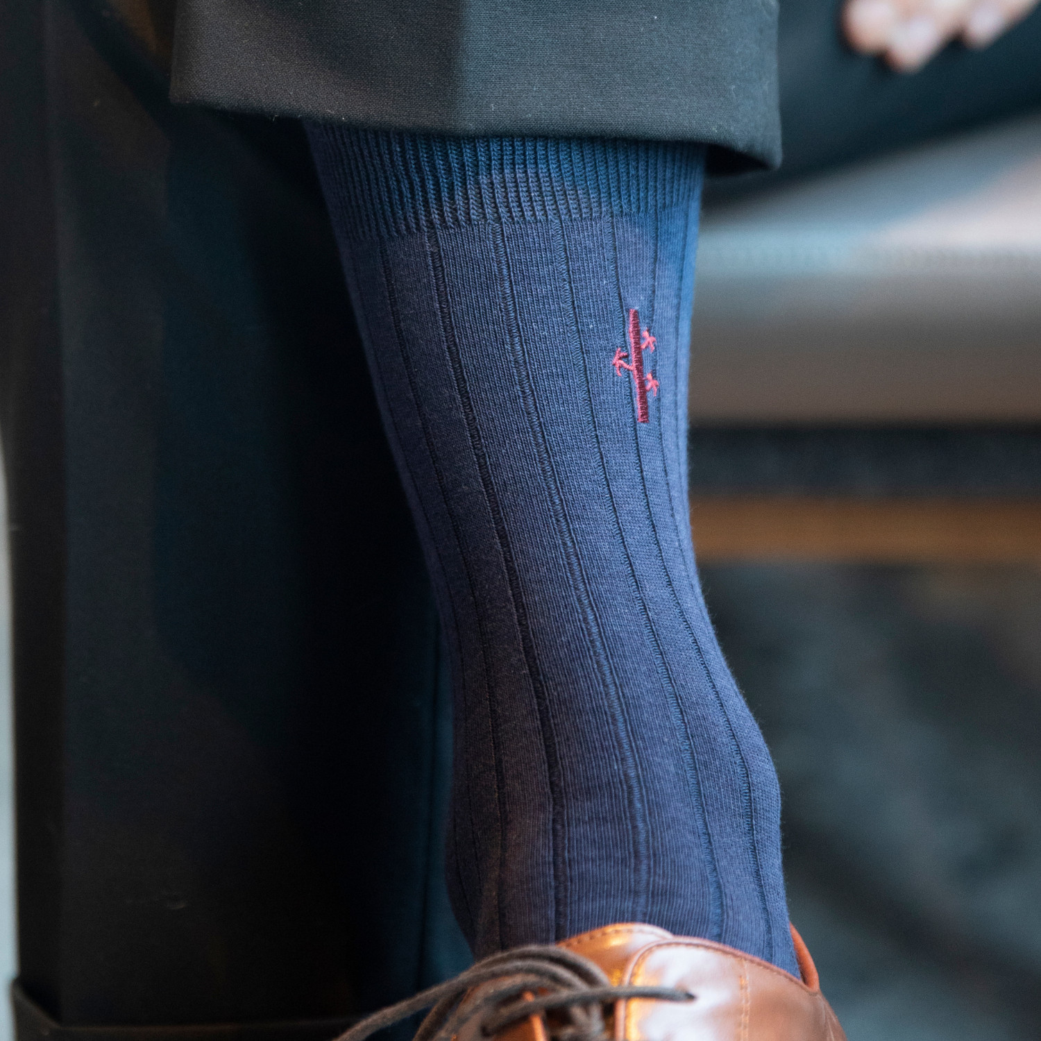 Luxury Bamboo Rayon Ribbed Mens Dress Socks Multipack Work Office