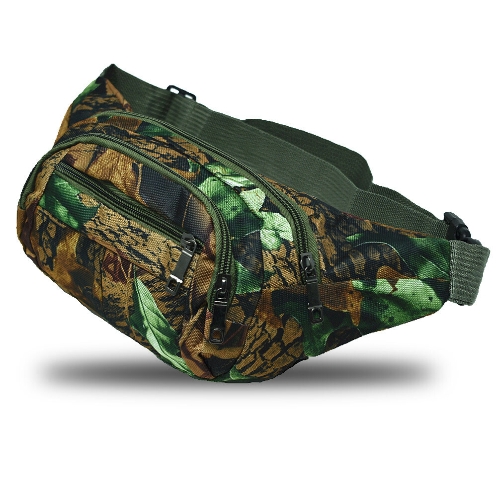 Fanny Pack Belt Waist Bag Military camouflage Sports Pouch Hip Fishing Bumbag