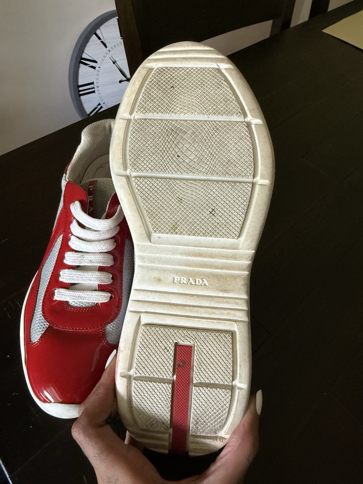 PRADA America’s Cup Size EU 41, Men’s 7.5/8 Women’s 10/10.5 4E3400