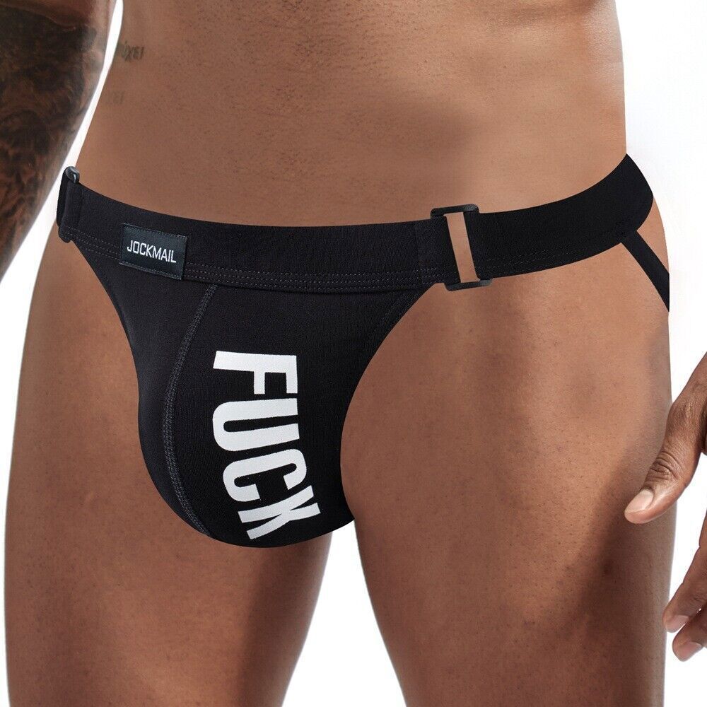JOCKMAIL Men’s Sexy Jockstrap Underwear Buckle Cotton Backness Briefs Underpants