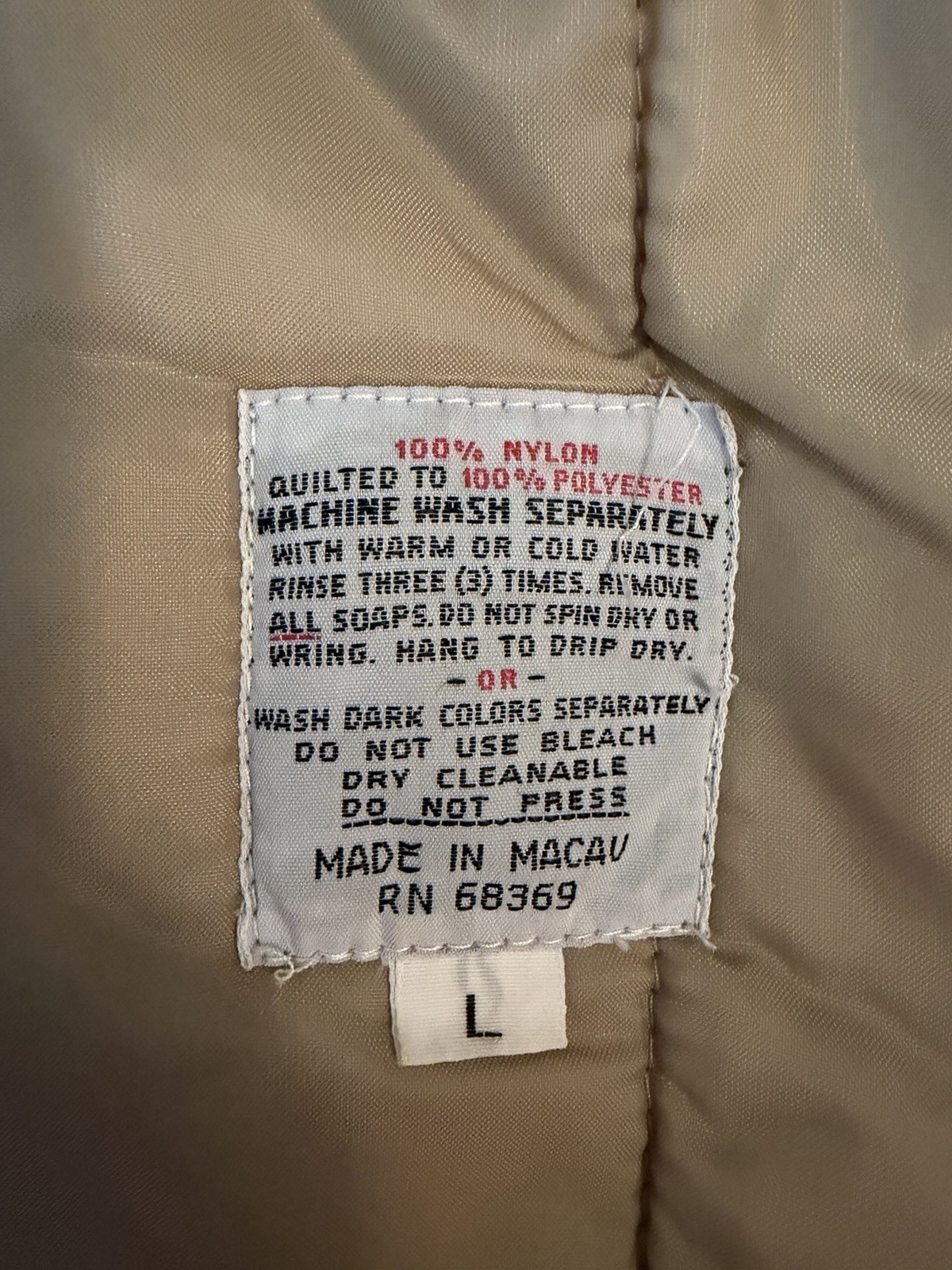 London Fog Coat Jacket Removable Quilted Lining Beige Women’s Tan Large Hooded