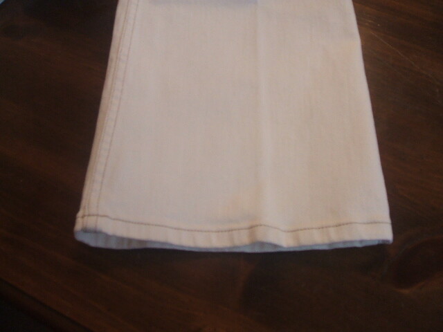 J Jill Eggshell Authentic Fit Sits Below Waist Pants Jeans Sz 10 NWT $79 Wide