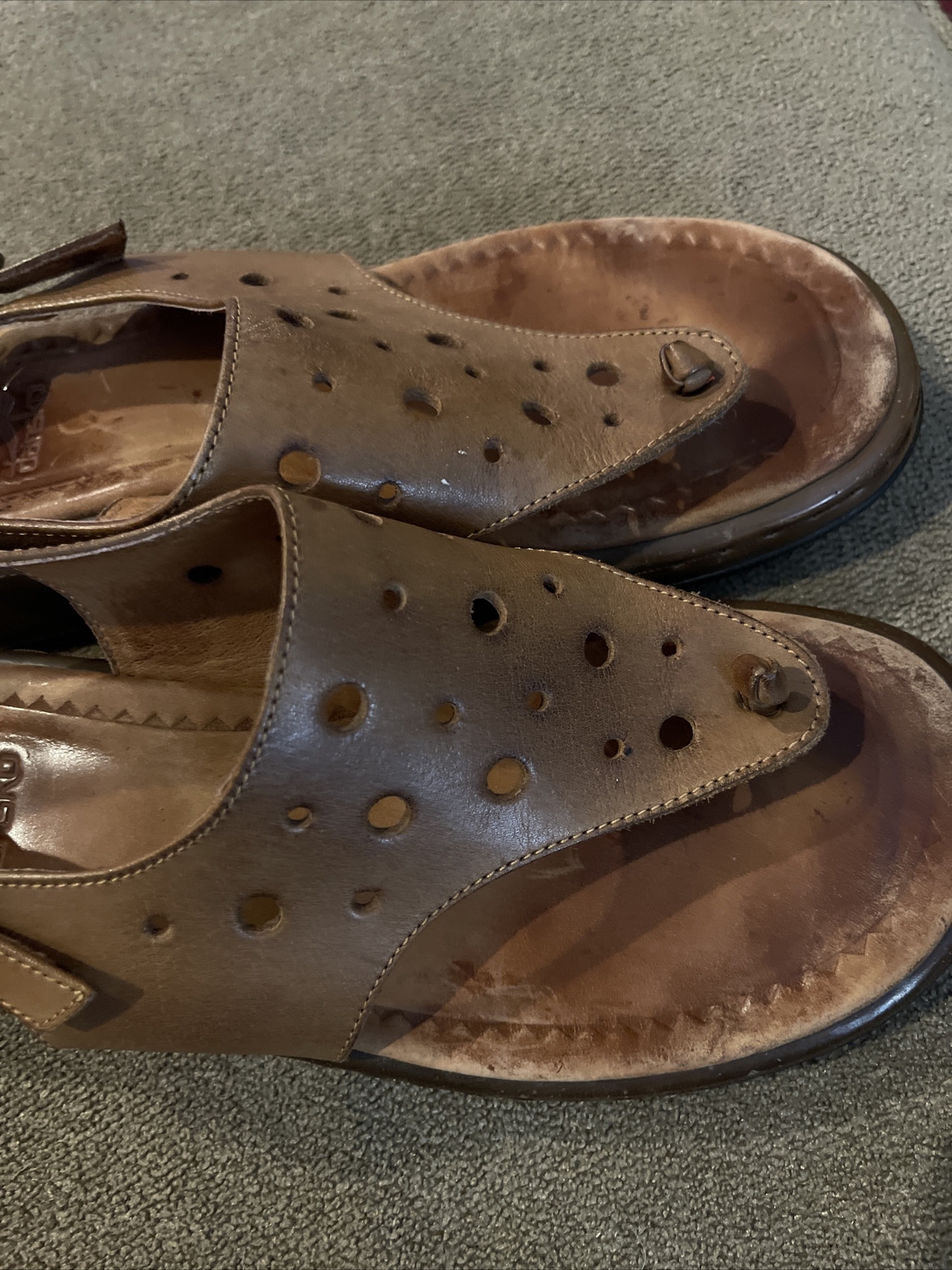 Dansko Tan Brown Sandals Shoes Women’s Size 38 Buckle (TD)