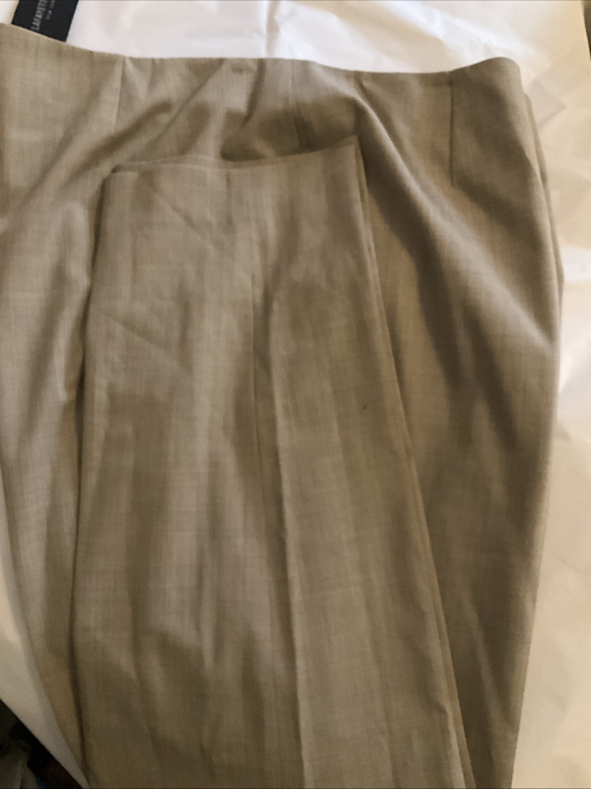 NEW $428 Lafayette 148 Barley Melange Italian Stretch Wool Pant – 18