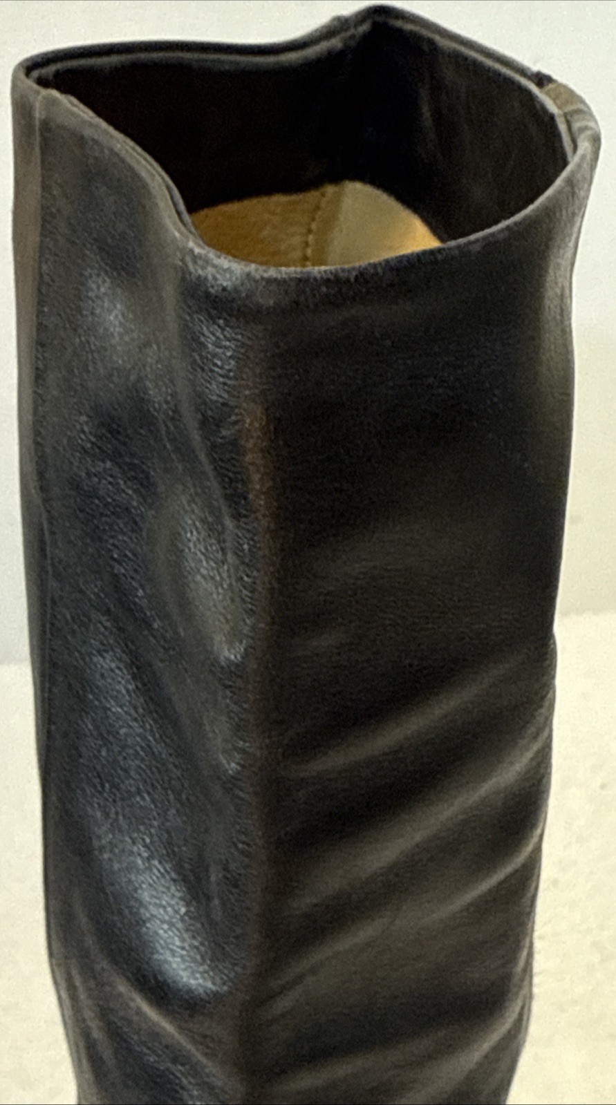 Madeleine Womens Black Leather Vibram Boots Size 7.5 Made In Italy