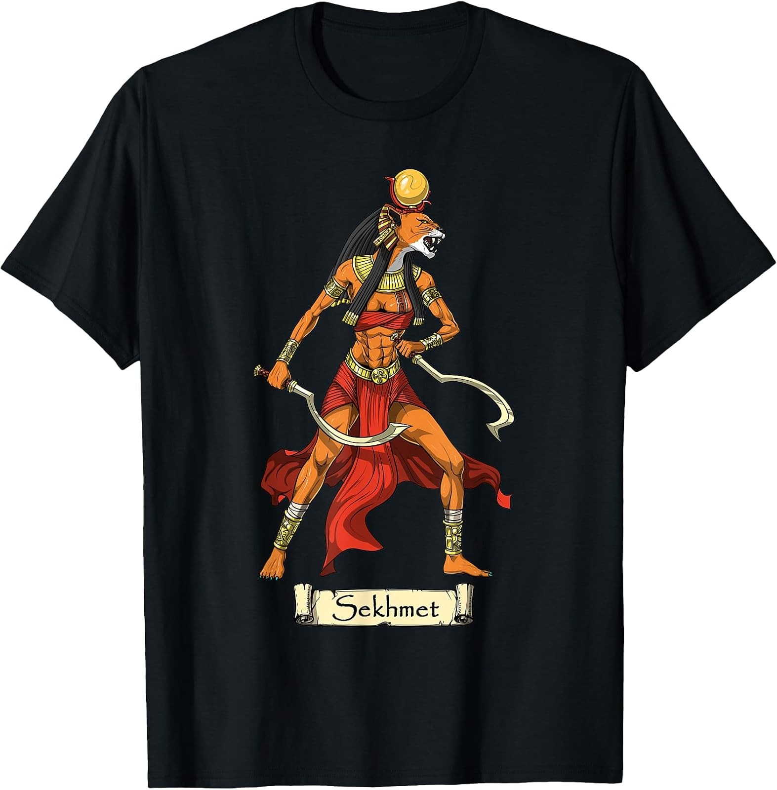Egyptian Goddess Sekhmet & Bastet Mythology T-Shirt – Ancient Egypt Design