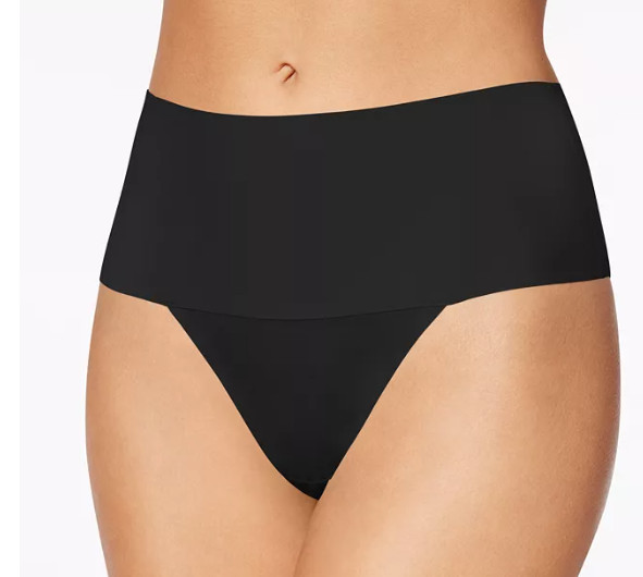 NWT Spanx Undie-tectable Thong SP0115 – Black Size Medium