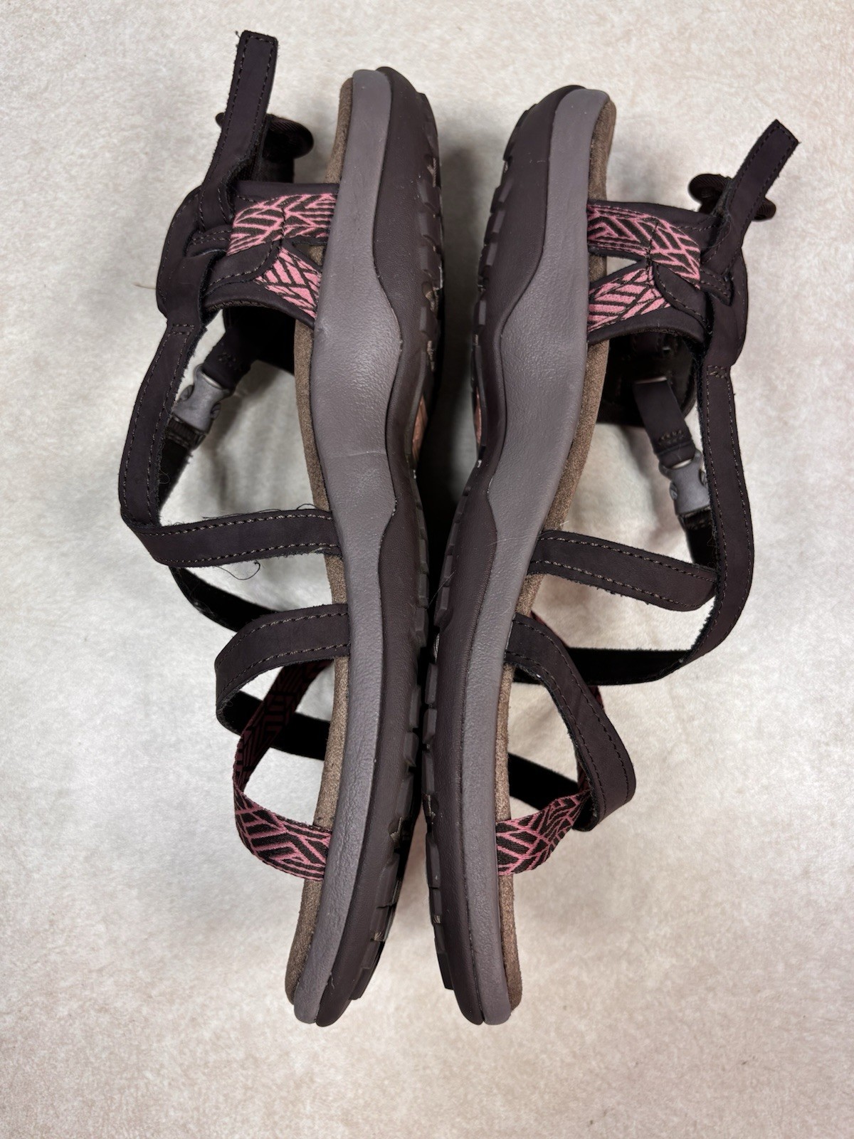 Skechers Reggae Slim – Vacay Sandals Thin Strappy Buckle Slides Women’s Sz 9.5