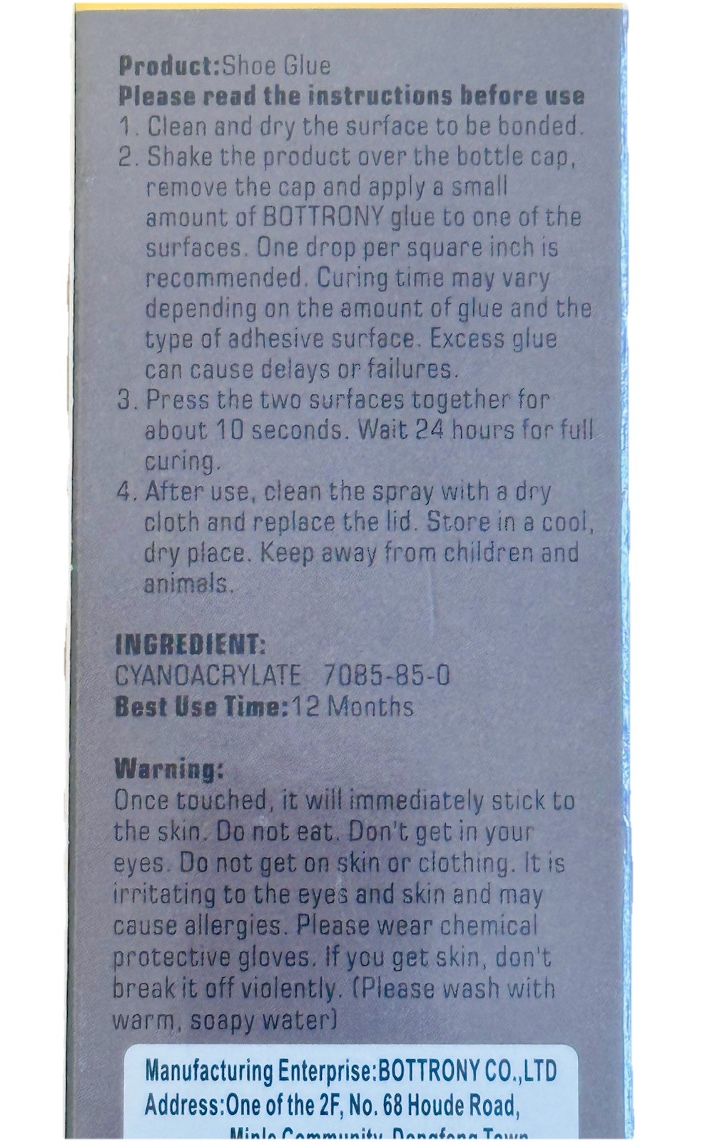 Shoe Glue 2 Packs