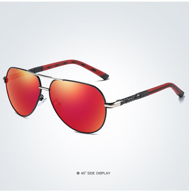 Aluminium Polarized Pilot Sunglasses Mens Driving Fishing Shades Glasses Eyewear