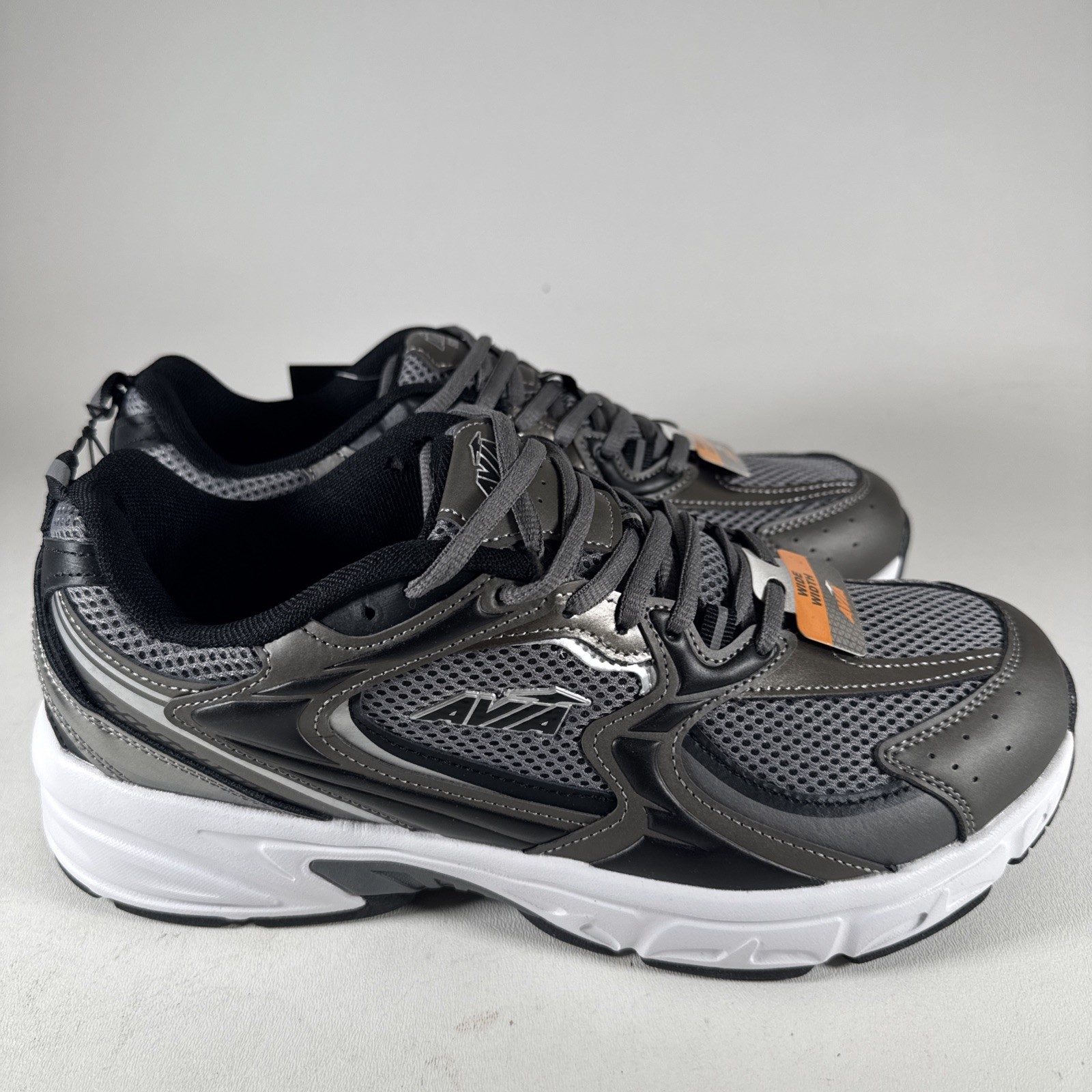 Avia Men’s 5000 Athletic Performance Running Shoes Gray Wide Width Size 10W
