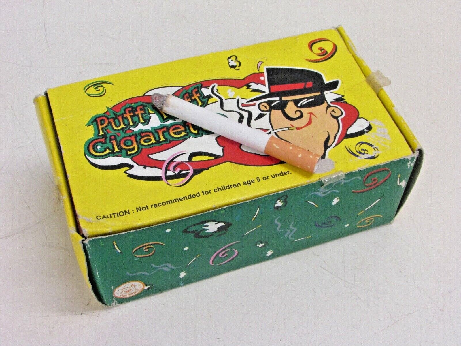 VINTAGE PUFF PUFF CIGARETTE, CASE OF 137 FAUX / FAKE CIGARETTES, IN ORIGINAL BOX