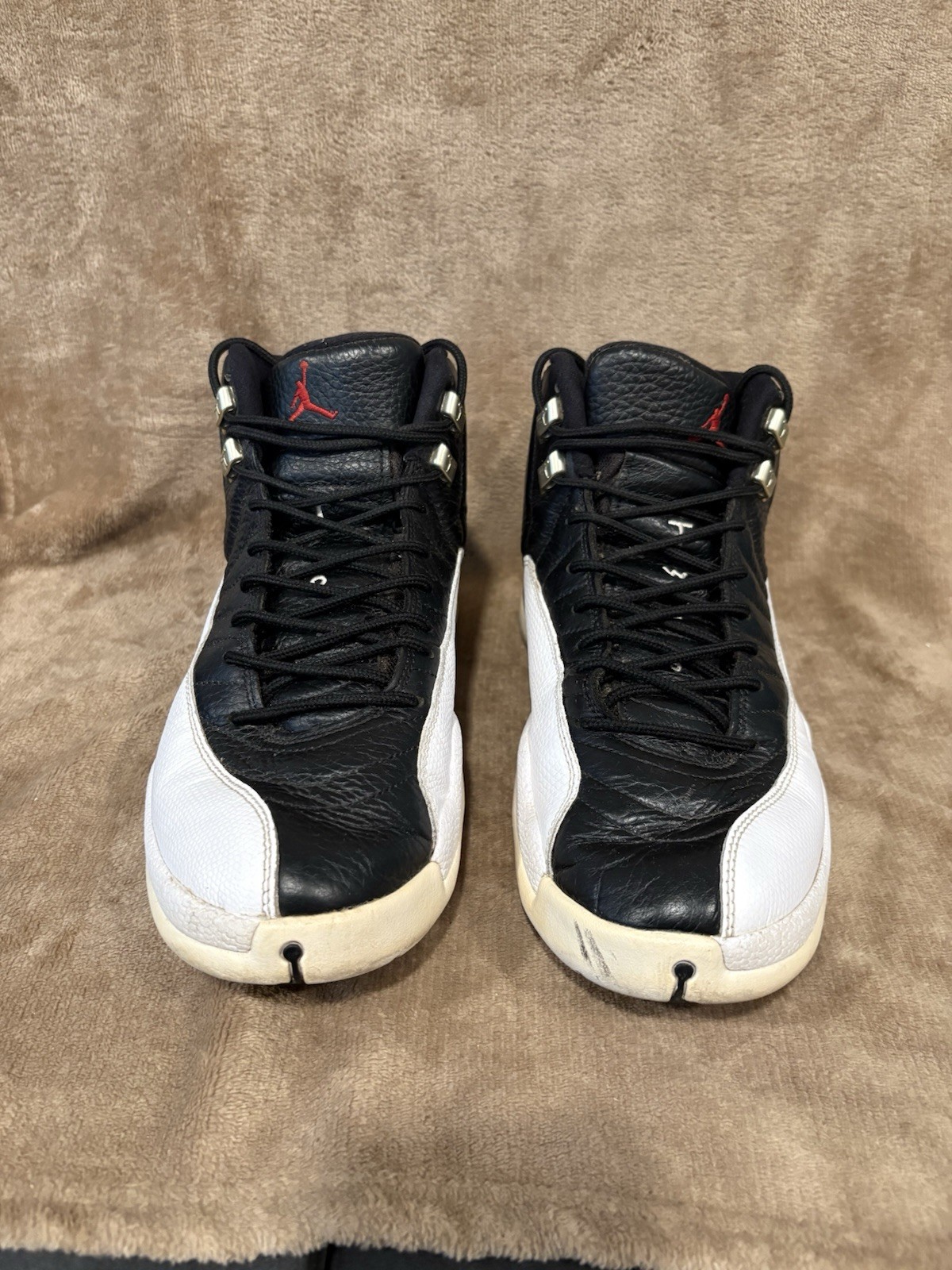 Air Jordan 12 Retro Playoff 2022 Black White Mens 11.5