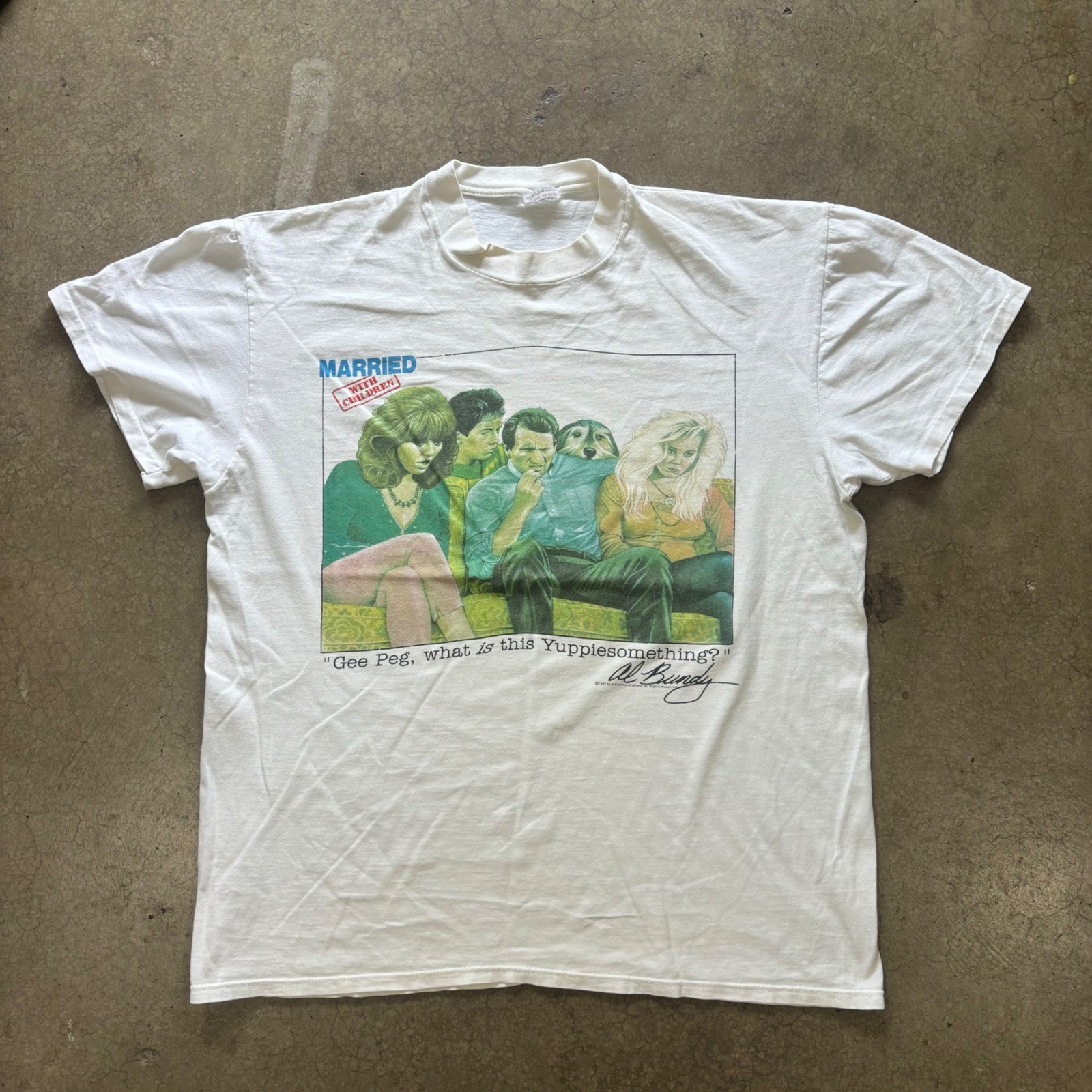 80s Married With Children Ed Bundy Tee Size XL