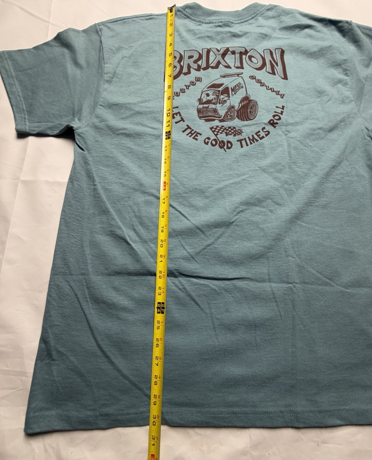 Brixton Supply Company Let the Good Times Roll Men Shirt L Blue B112/113