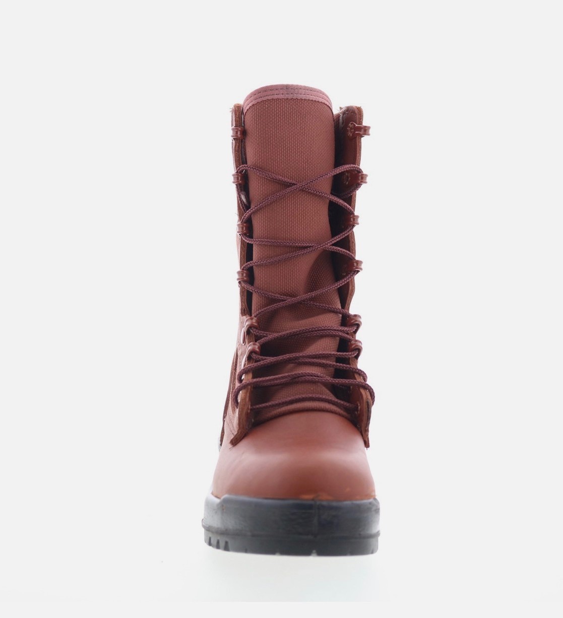 McRae 80IB Israeli Combat Mens Brown Leather Tactical Boots W/ Vibram Soles