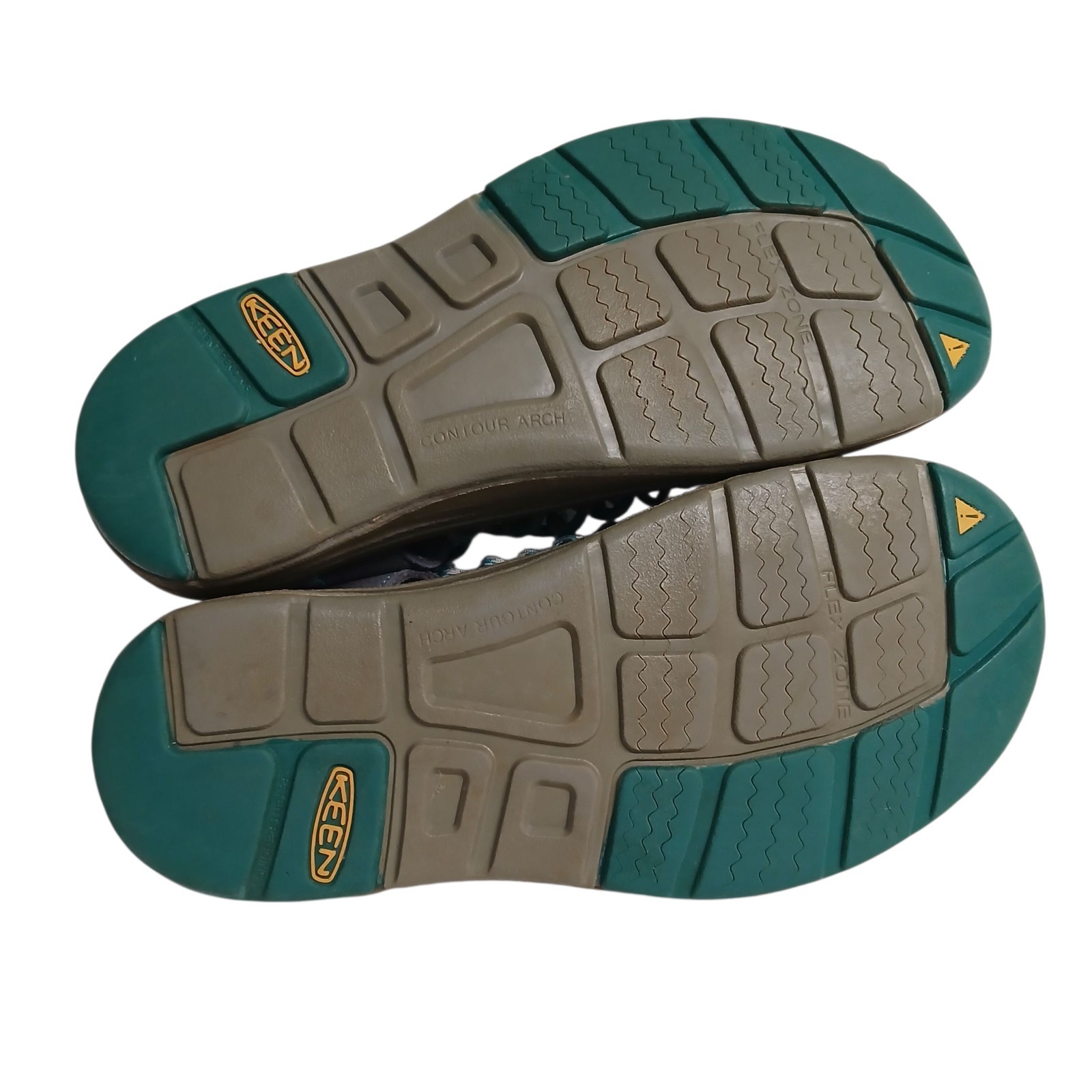 KEEN Uneek Women’s Size 6.5 Dark Grey Teal Braided Cord Sport Sandals 1014113
