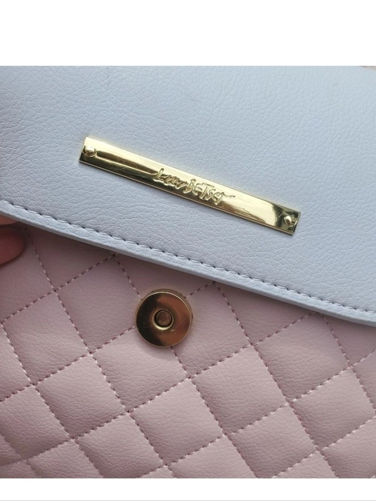 NWT Betsey Johnson LB Bri Pastel Pink and Purple Crossbody Purse