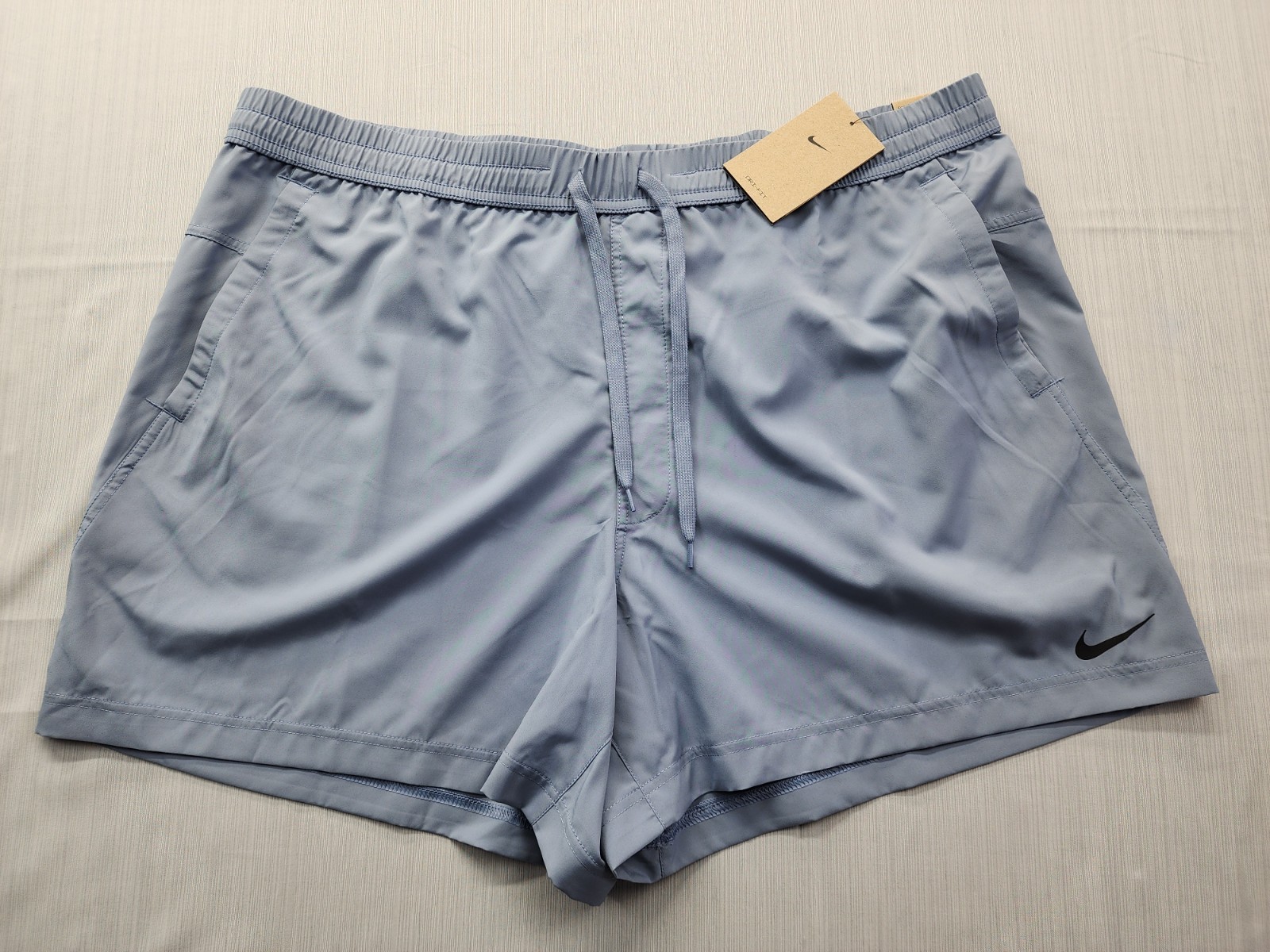 New Nike Form Dri-FIT Mens Sz 2XL 5″ Unlined Athletic Shorts Blue Gray FN4347