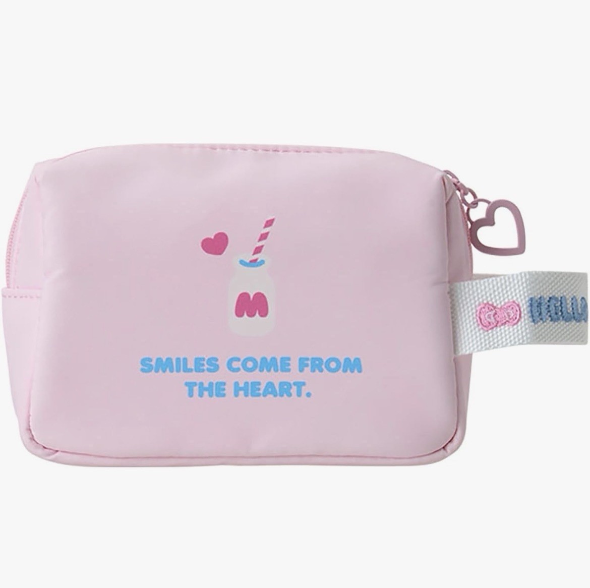 💄💗Hello Kitty Cosmetic Pouch Zipper Makeup Bag Sanrio Pink Travel Japan💗💄