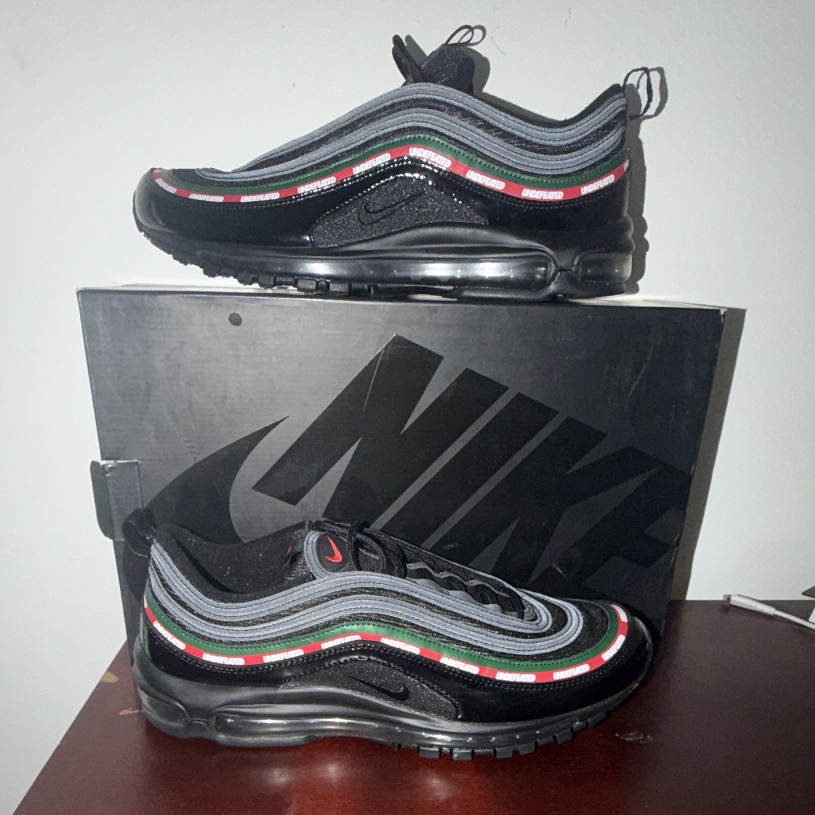 Nike Air Max 97 Undefeated OG Black Size 10m/11.5w
