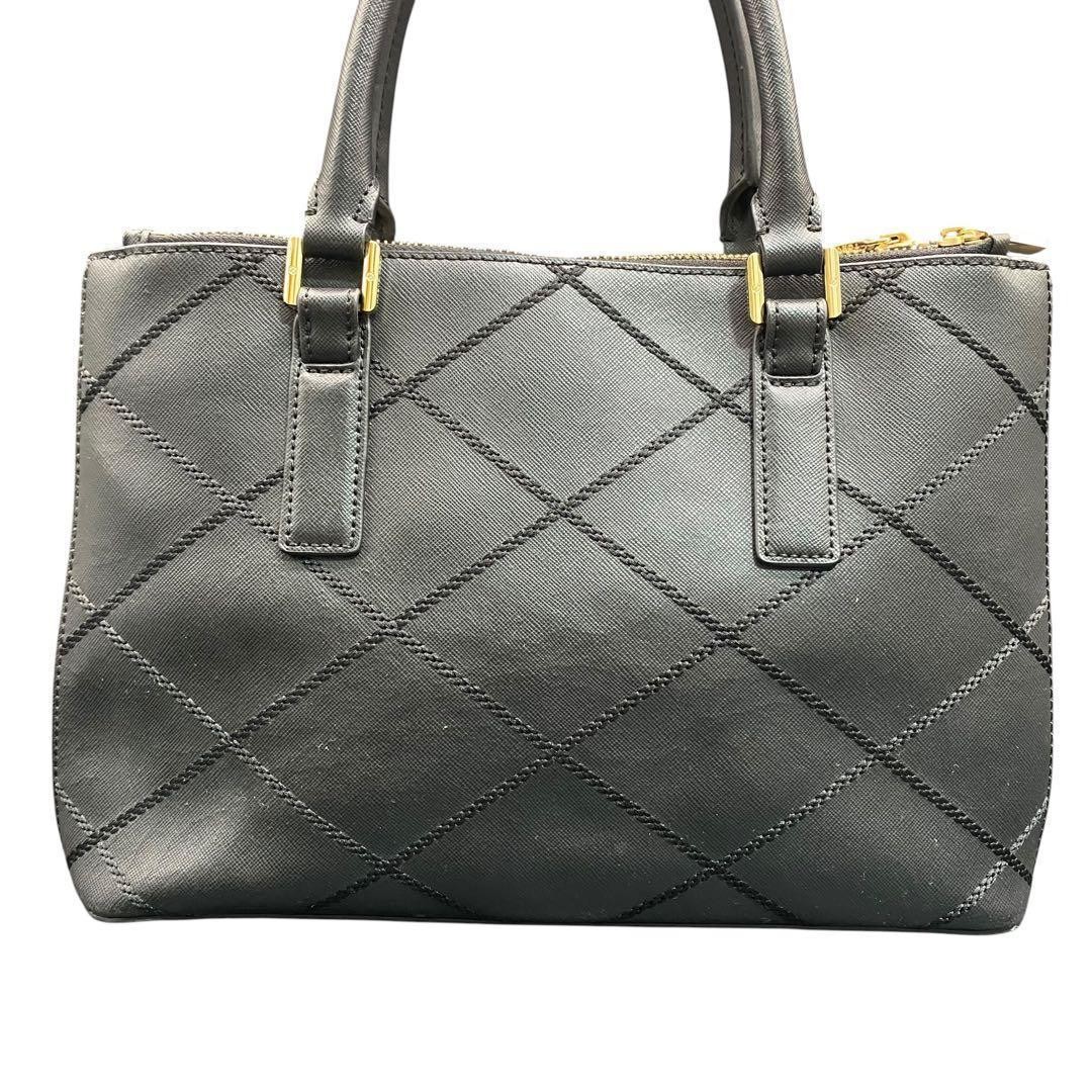 Tory Burch 2way Shoulder Large Capacity Stitch Robinson Leather Black