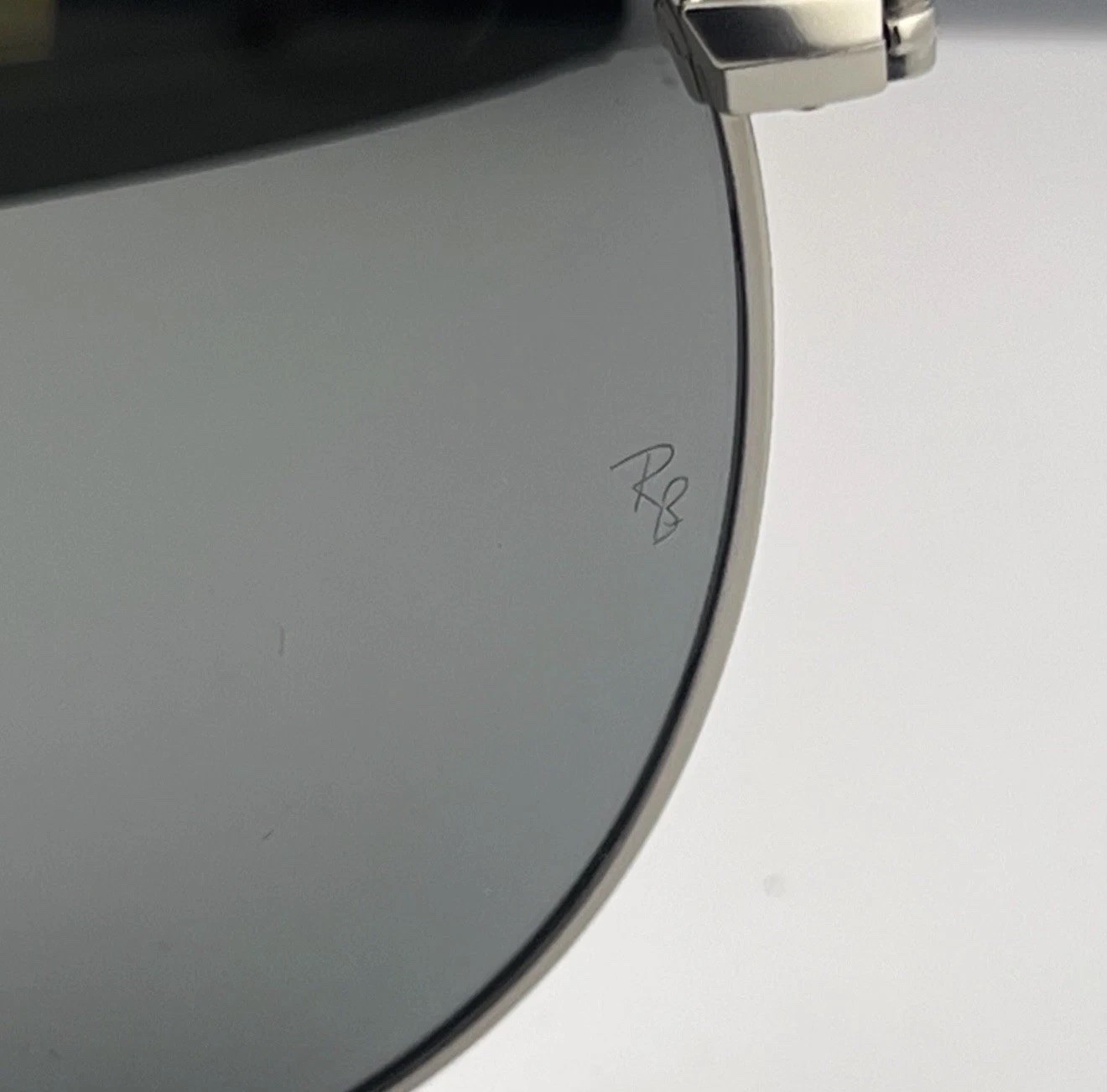 Ray-Ban Round Metal Sunglasses RB3447 019/30 Matte Silver Mirror Glass 50mm