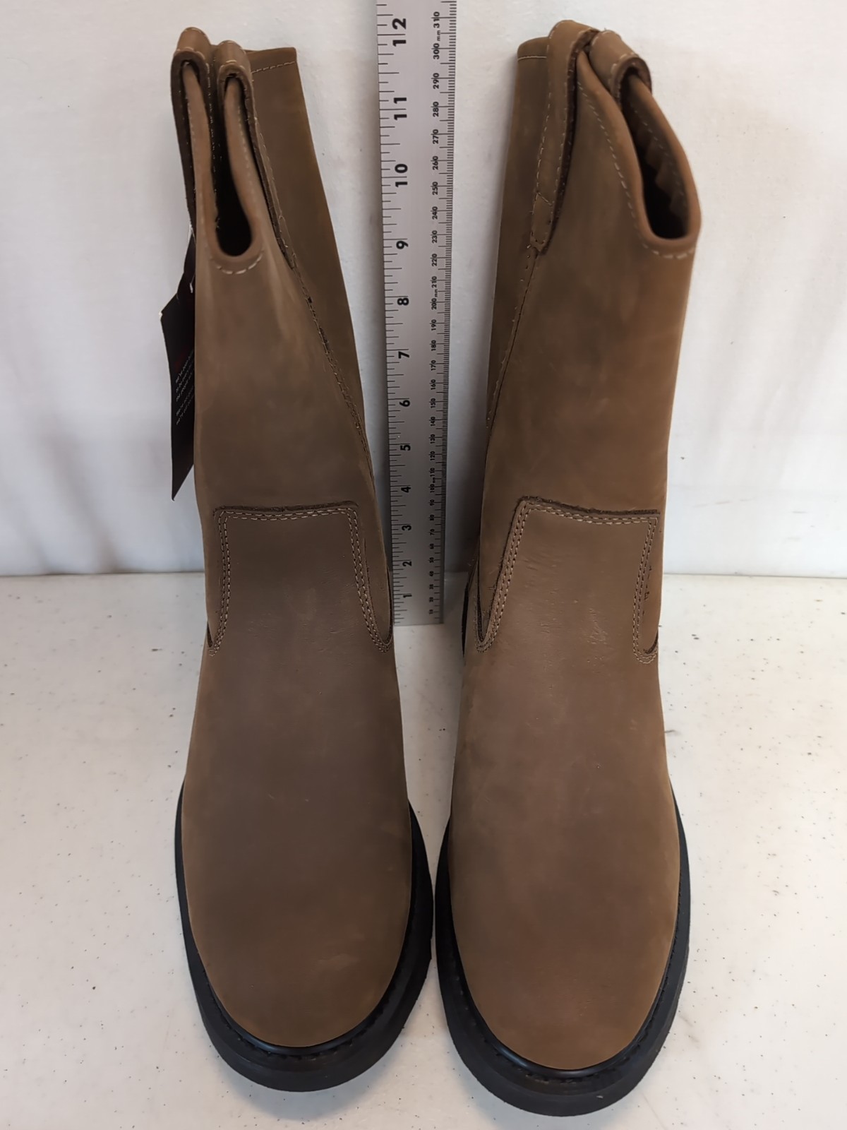 NEW Wolverine Wellington Work Boots Men’s SIZE 9.5 M Brown Leather NWT, IOB
