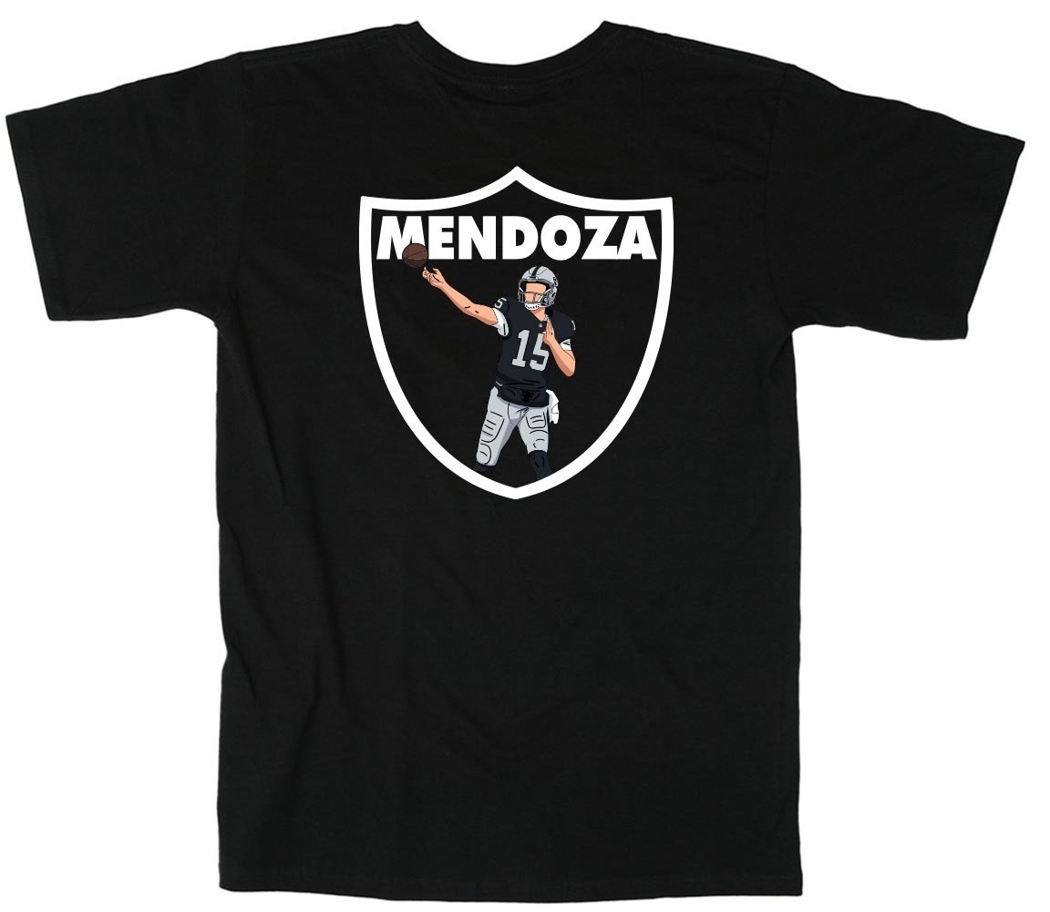 Fernando Mendoza Raiders Logo Shirt T-Shirt Adult 4XL