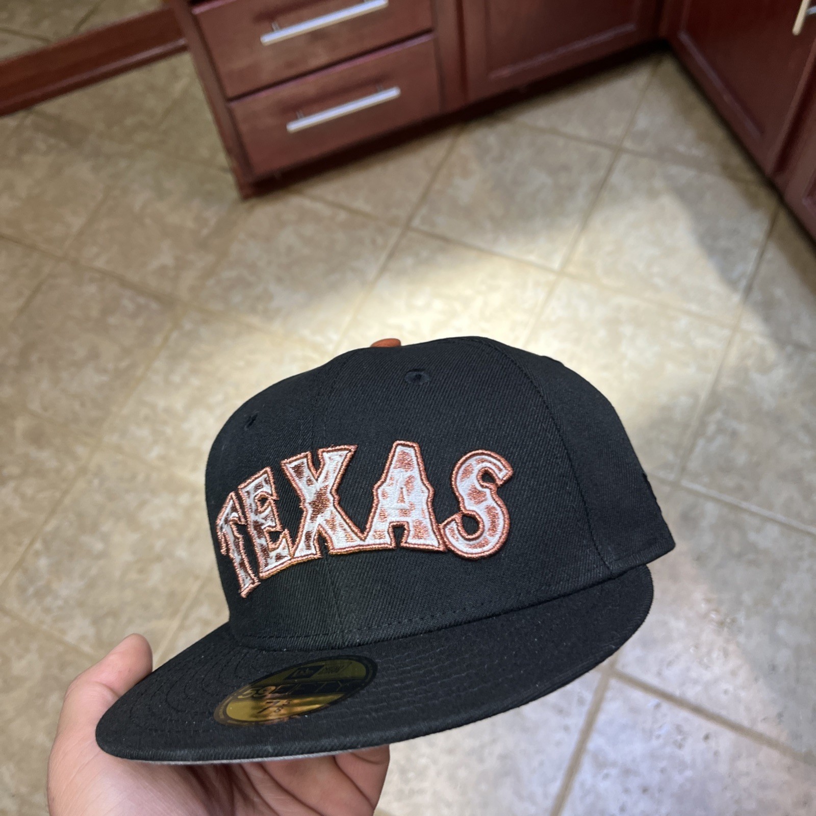 New Era x Prociety Texas Rangers CATTLE RANCH COW BEVO 59Fifty Size 7 5/8