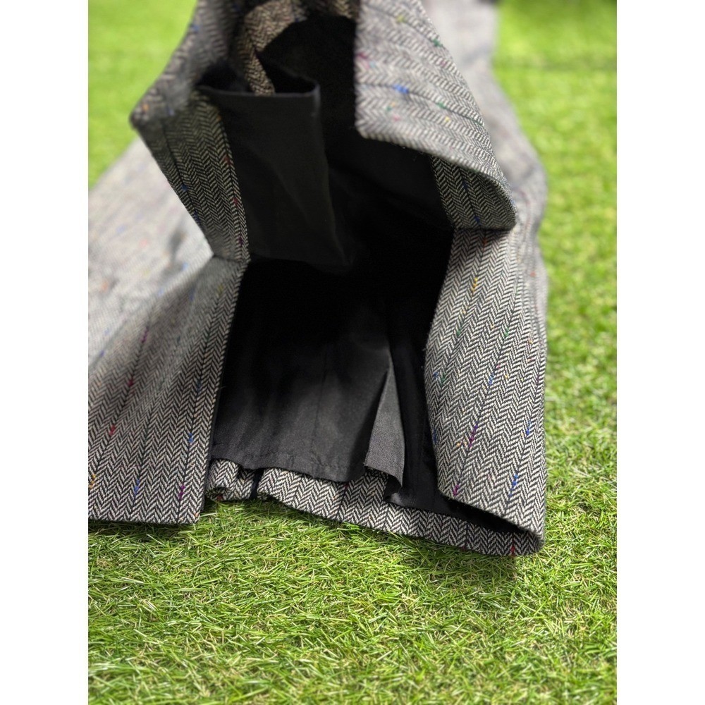 COREYLYNN CALTER Women Gray Tweed Multi Color Thread Sheath Dress Size 6