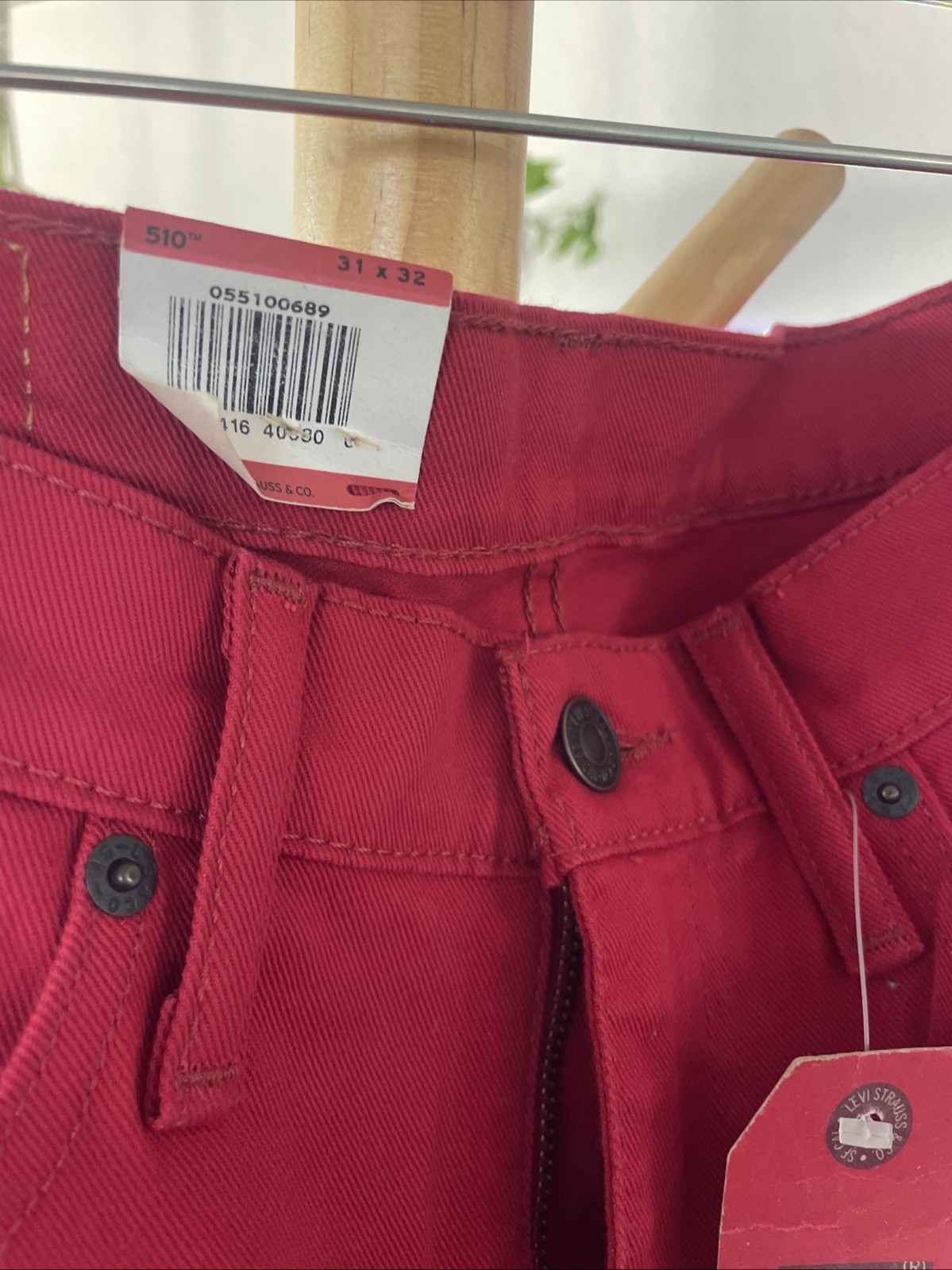 Levi’s 510 Skinny Red Size 31 X 32 New With Tags❤️‍🔥❤️‍🔥❤️‍🔥❤️‍🔥❤️‍🔥￼